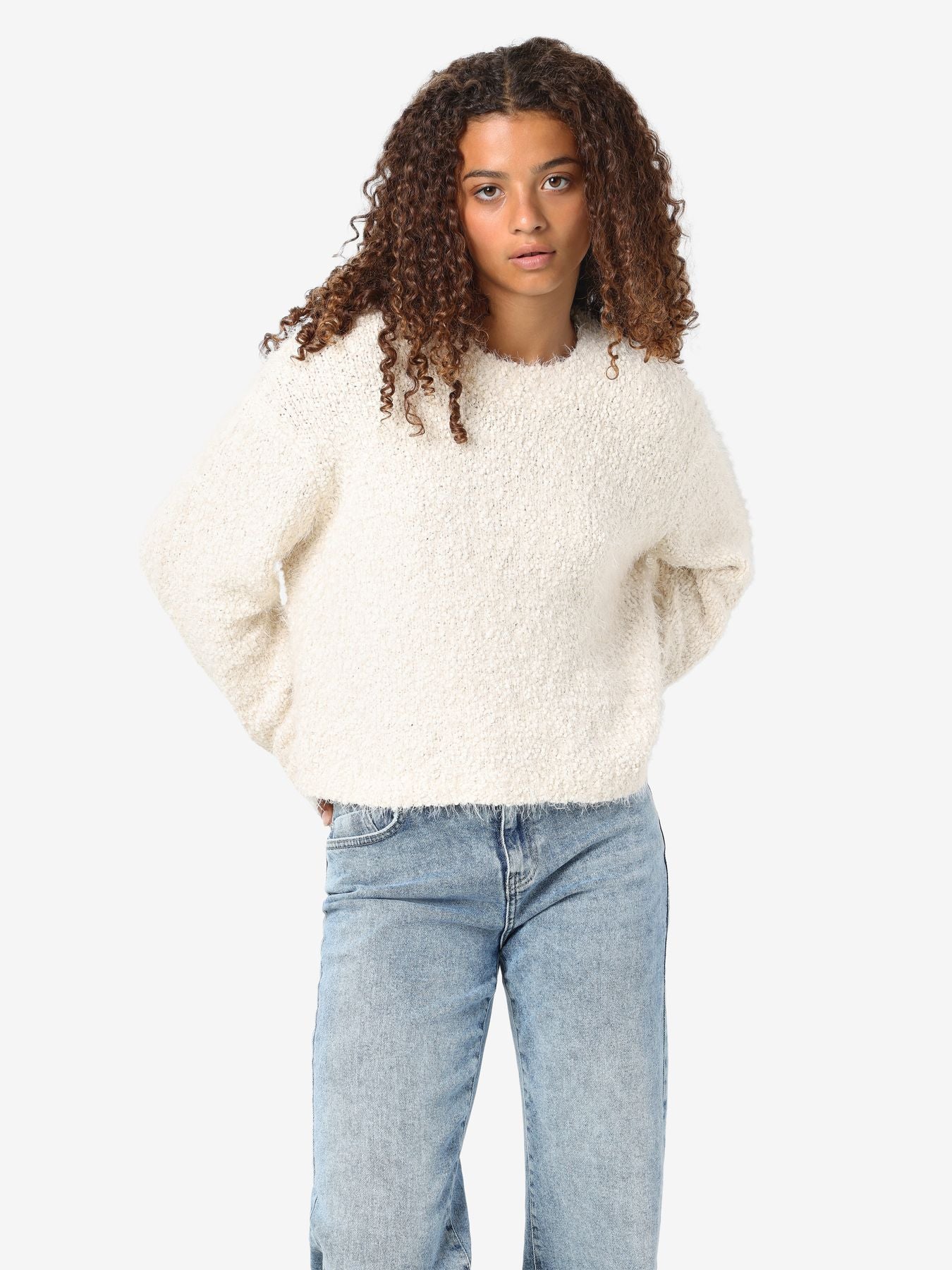 NMSASSY L/S O-NECK KNIT FWD NOOS