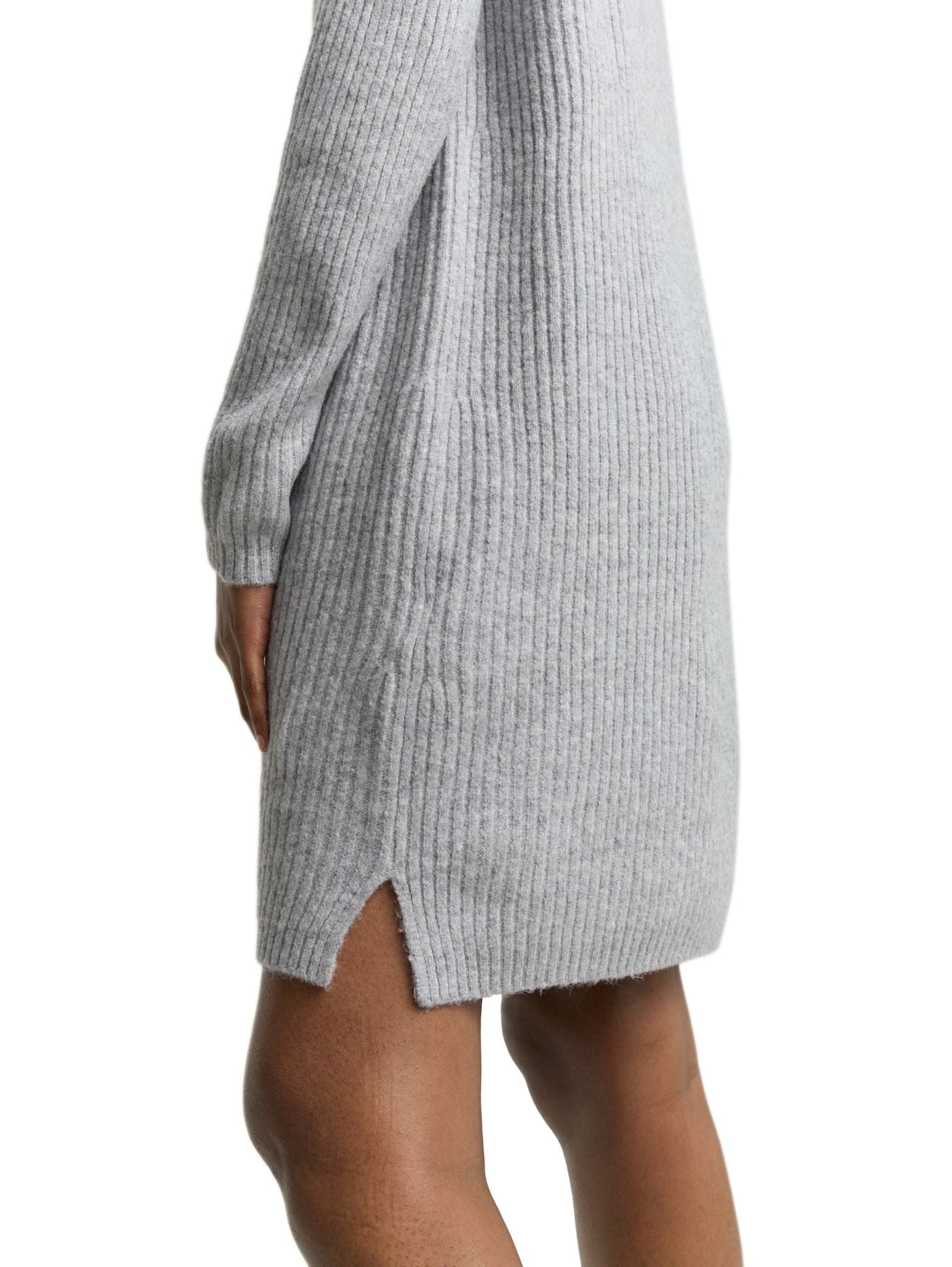 Strickkleid mit Stehkragen