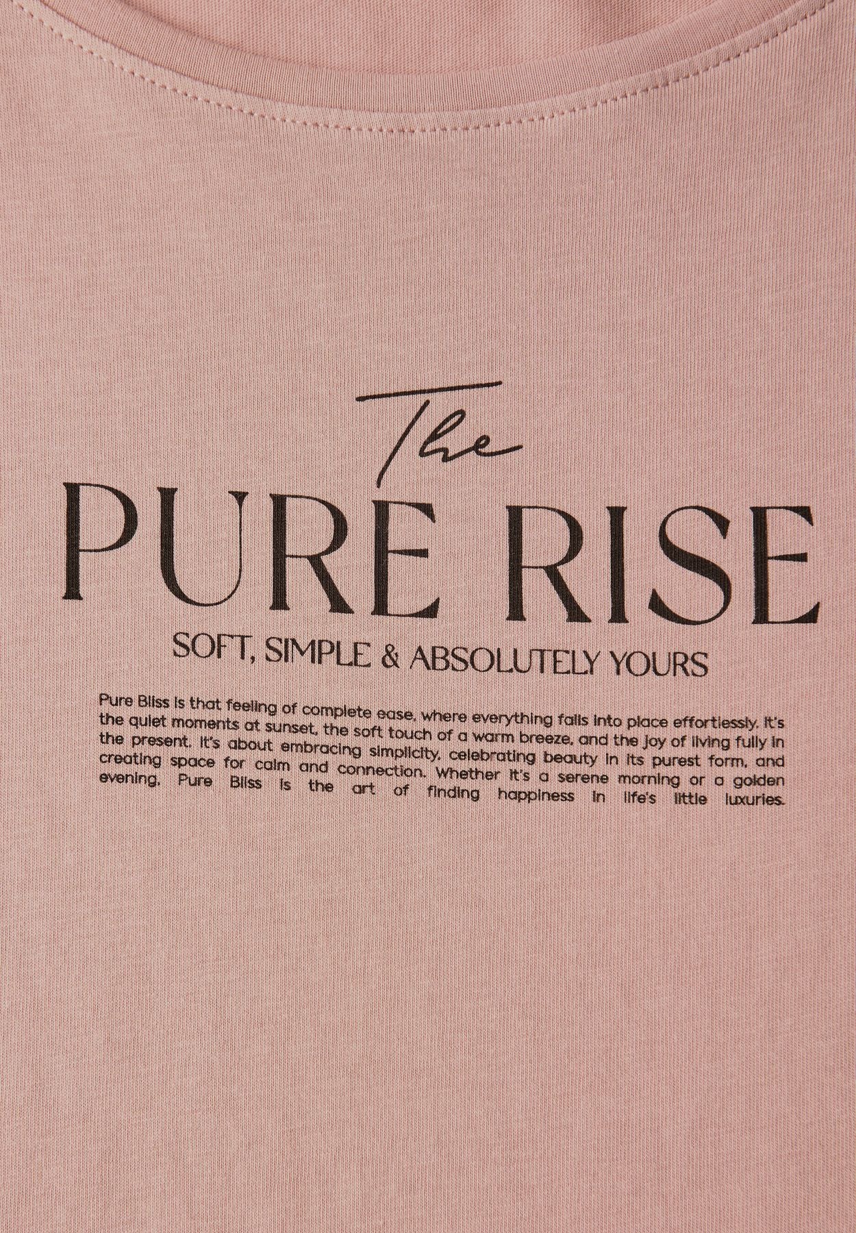 Shirt mit Wording Artwork