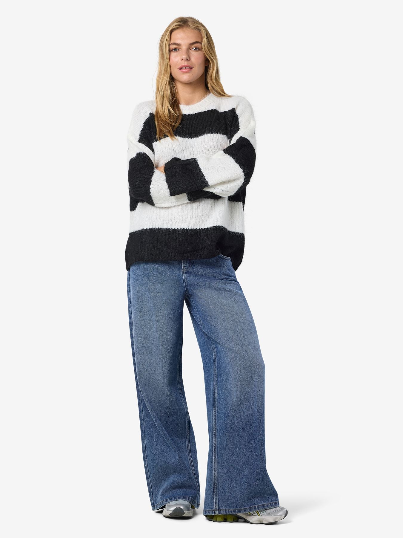 NMSUTTON L/S OVERSIZED KNIT FWD NOOS
