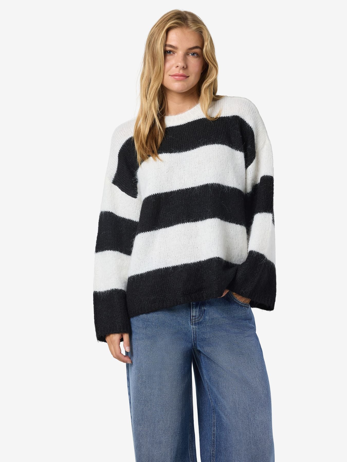 NMSUTTON L/S OVERSIZED KNIT FWD NOOS
