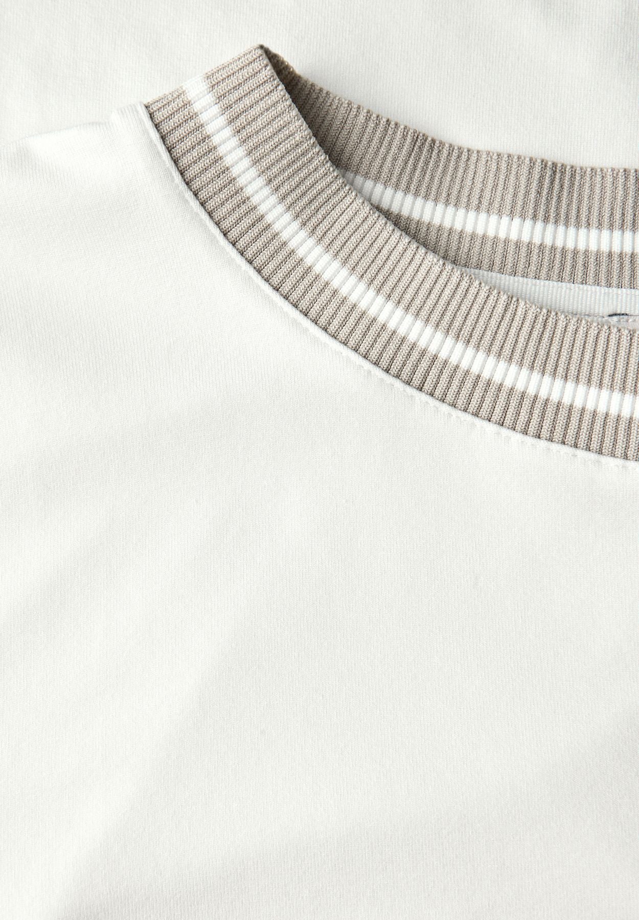 Shirt mit Rippdetail