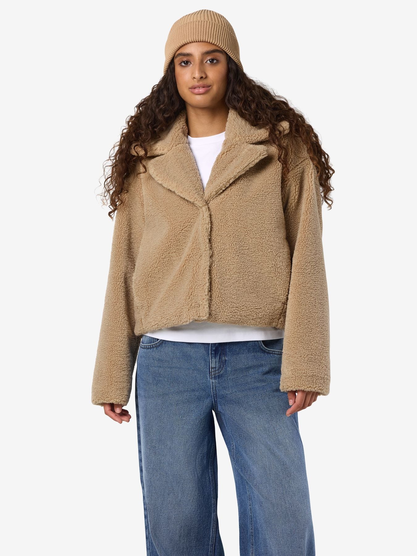 NMNATI CROP TEDDY JACKET FWD NOOS