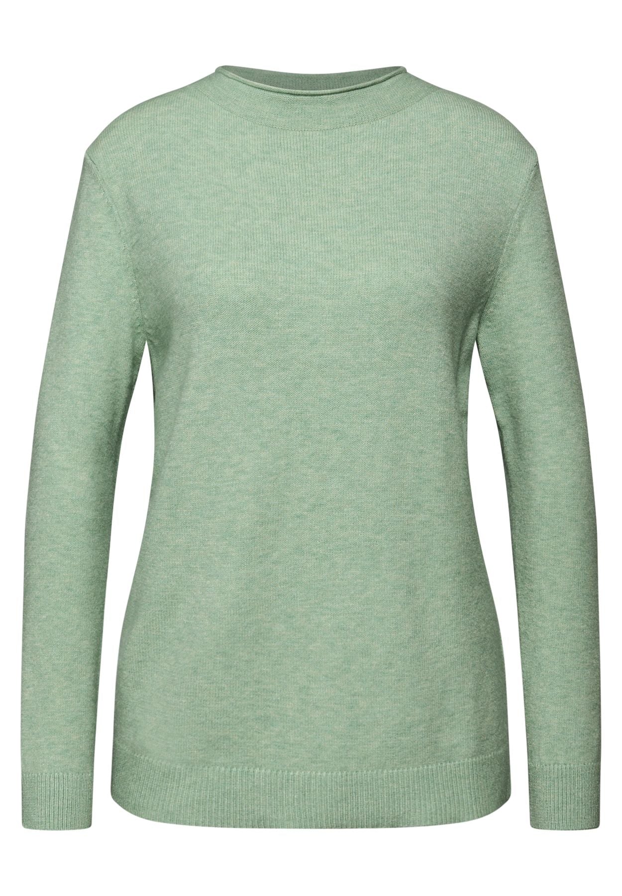 Pullover mit Rollkante