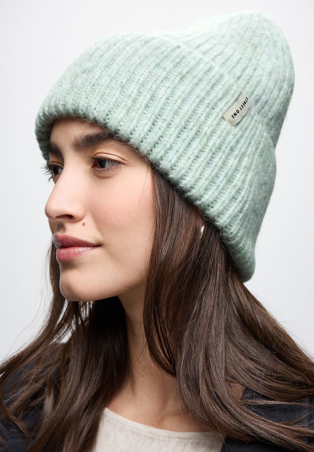Strickmütze mit Woll-Anteil