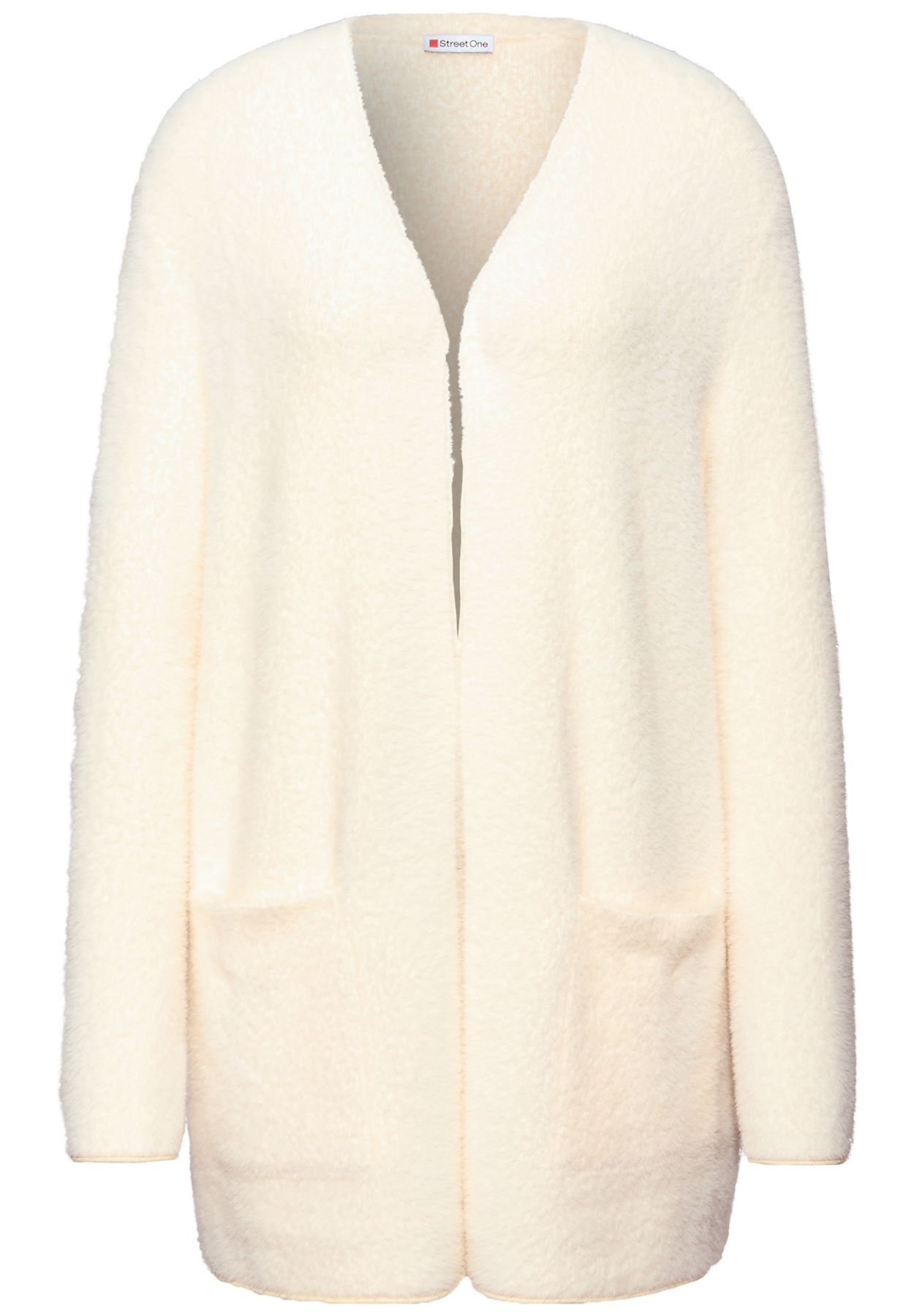 Langer Federgarn Cardigan