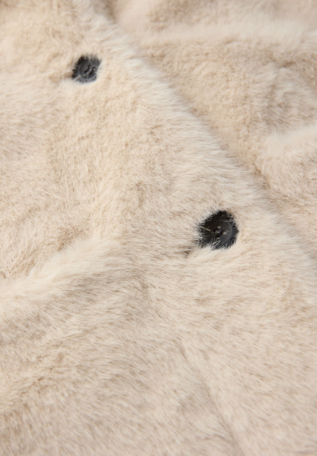 Fake Fur Mantel