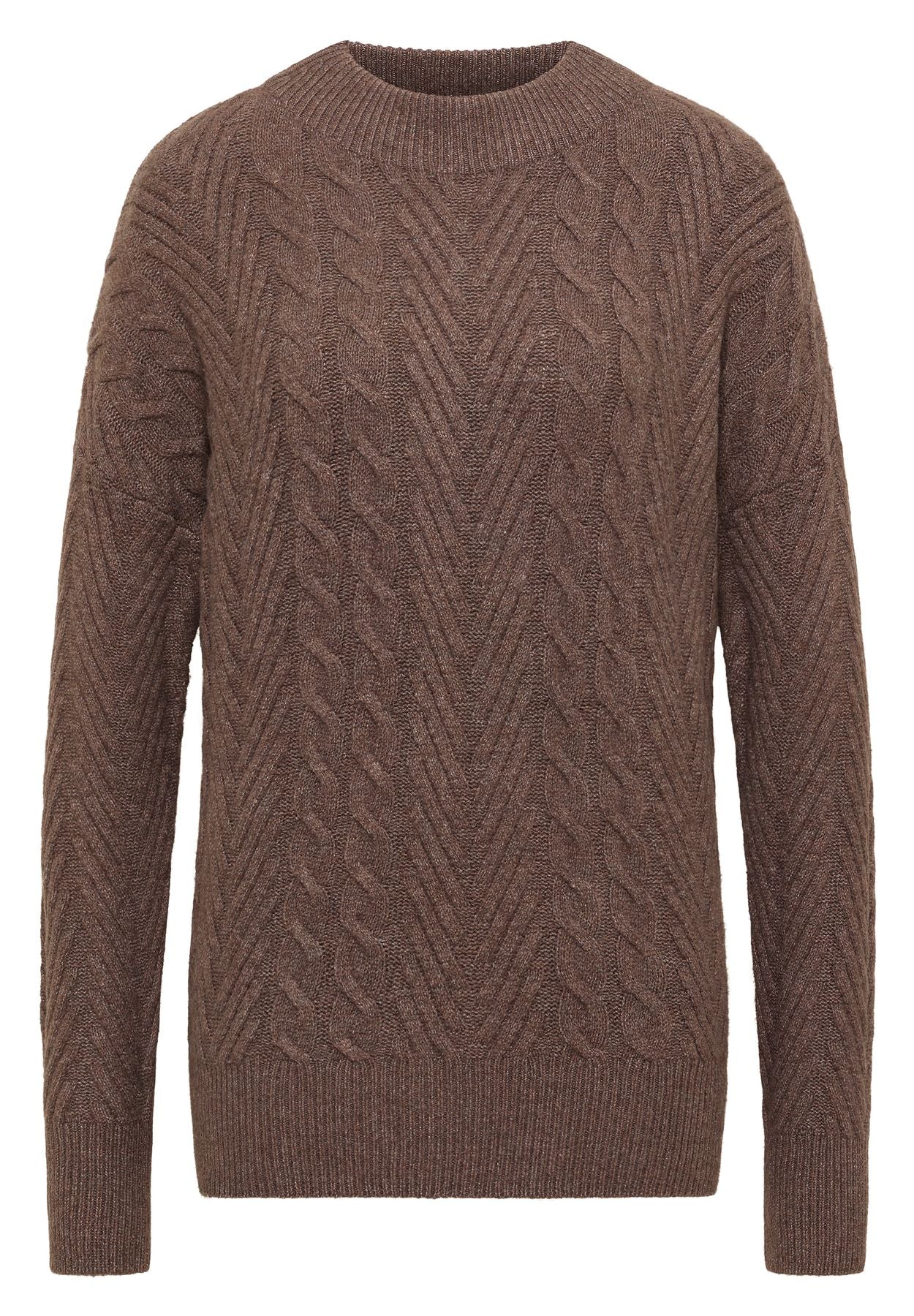 Pullover mit Zopfmuster