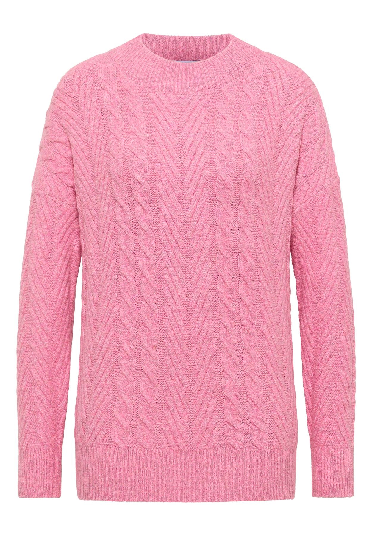 Pullover mit Zopfmuster