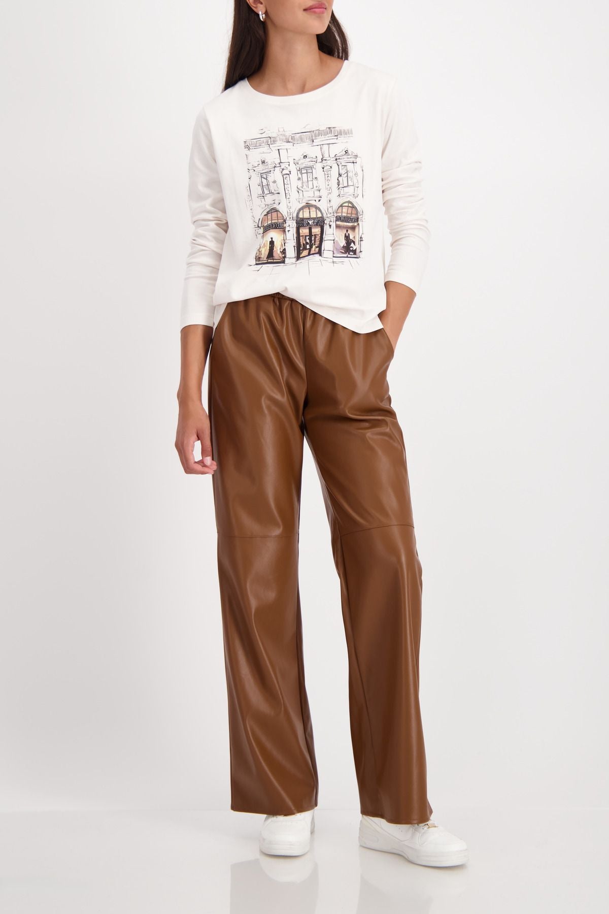 Elegantes Langarmshirt