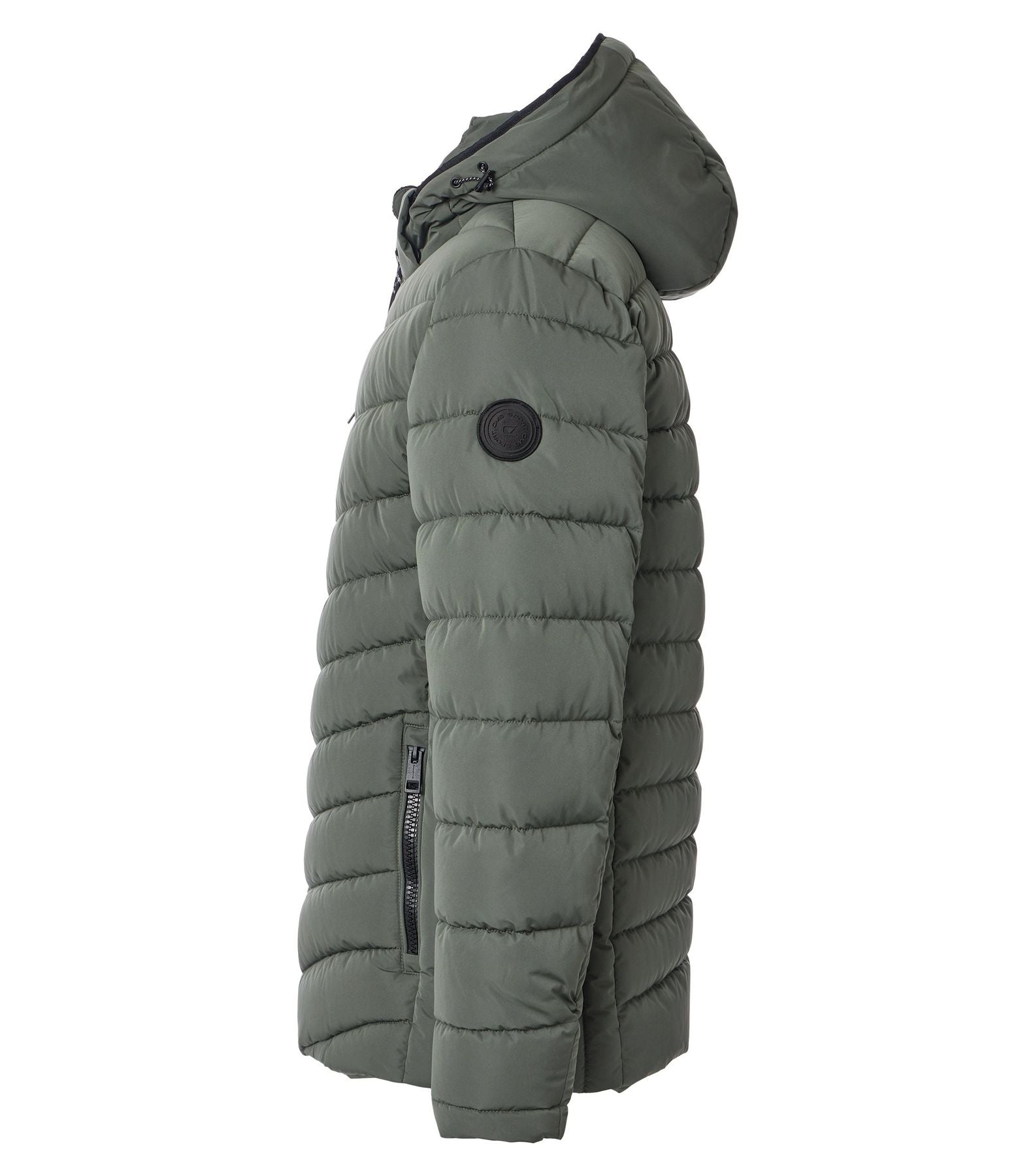 Steppjacke mit Kapuze