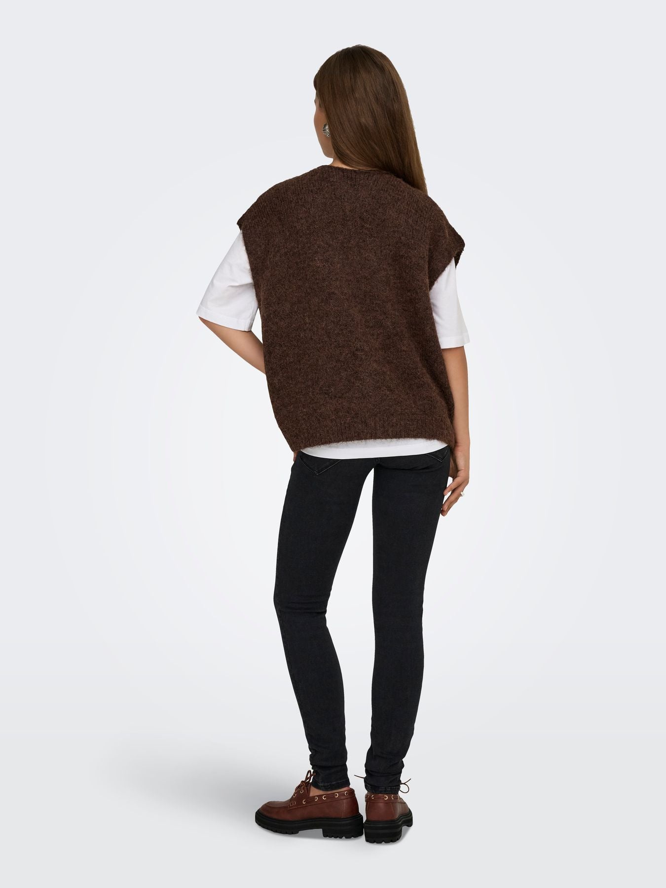 ONLAZU SL BUTTON V-NECK WAISTCOAT KNT