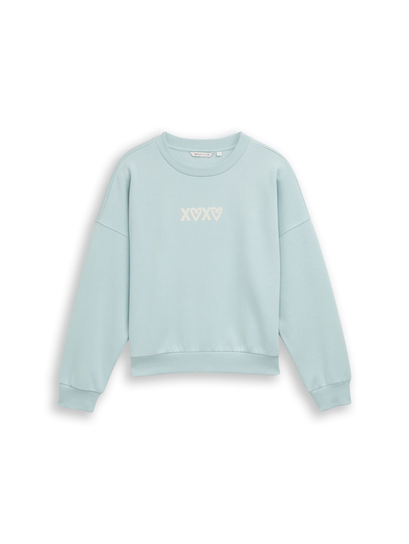 Loose Fit Sweatshirt mit Ski-Motiv