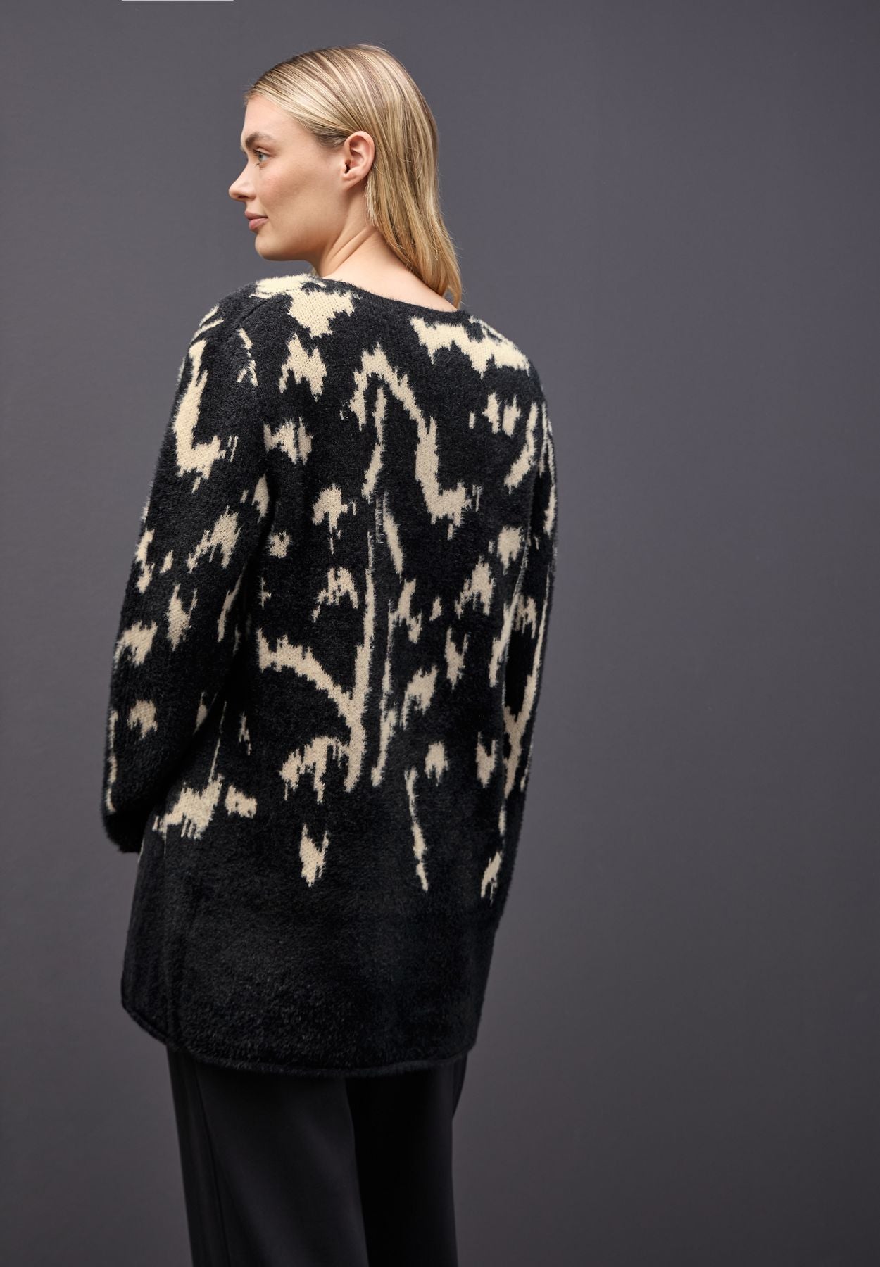 Softer Jacquard Cardigan