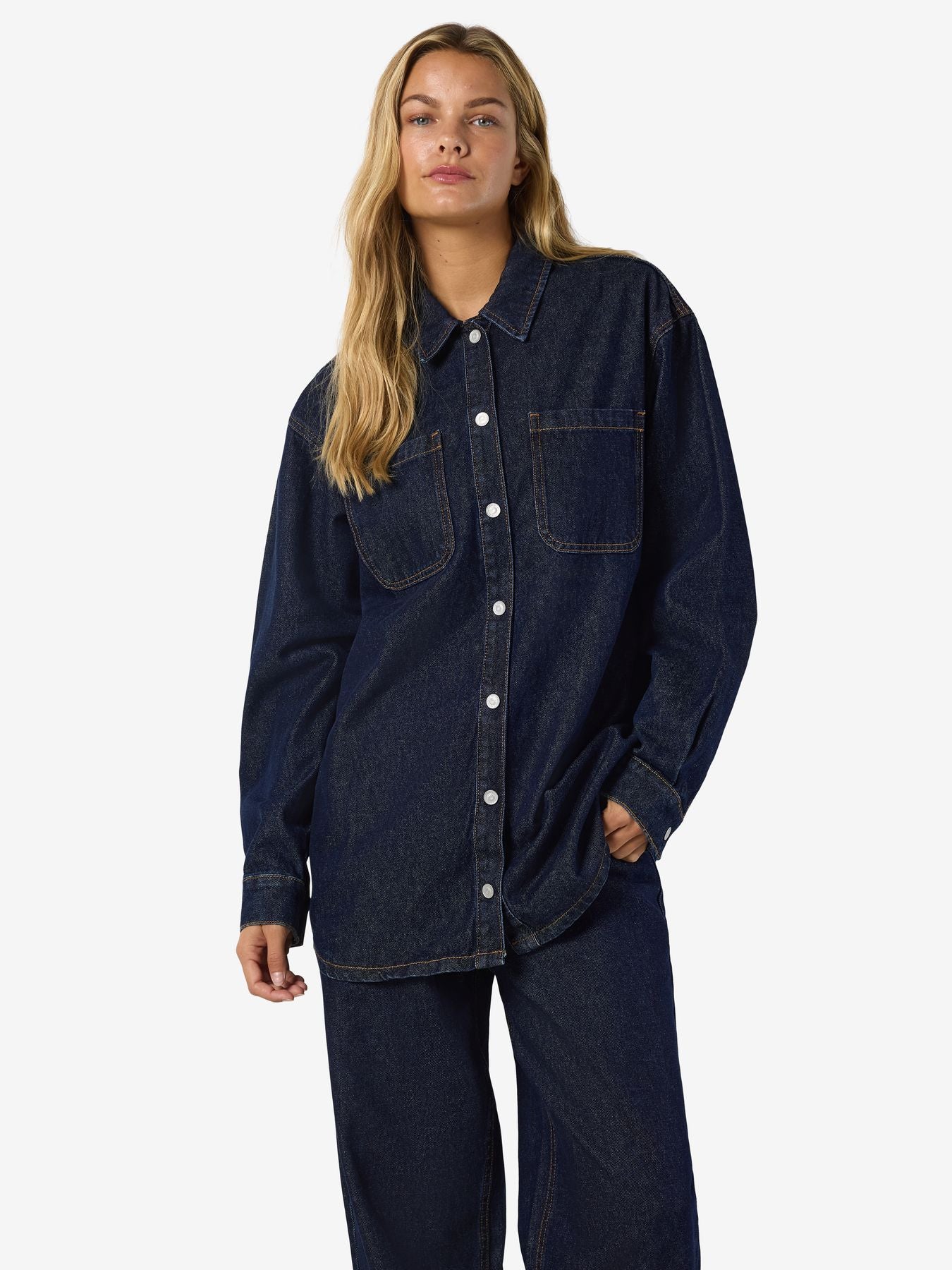 NMALVA L/S DENIM SHACKET AZ386DB NOOS