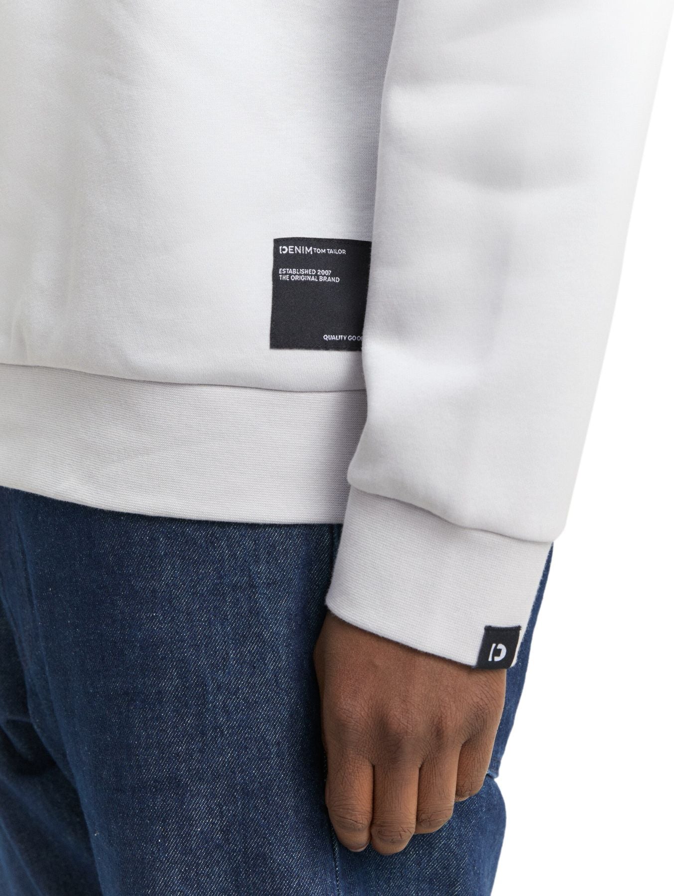 Sweatshirt mit Logo-Badge