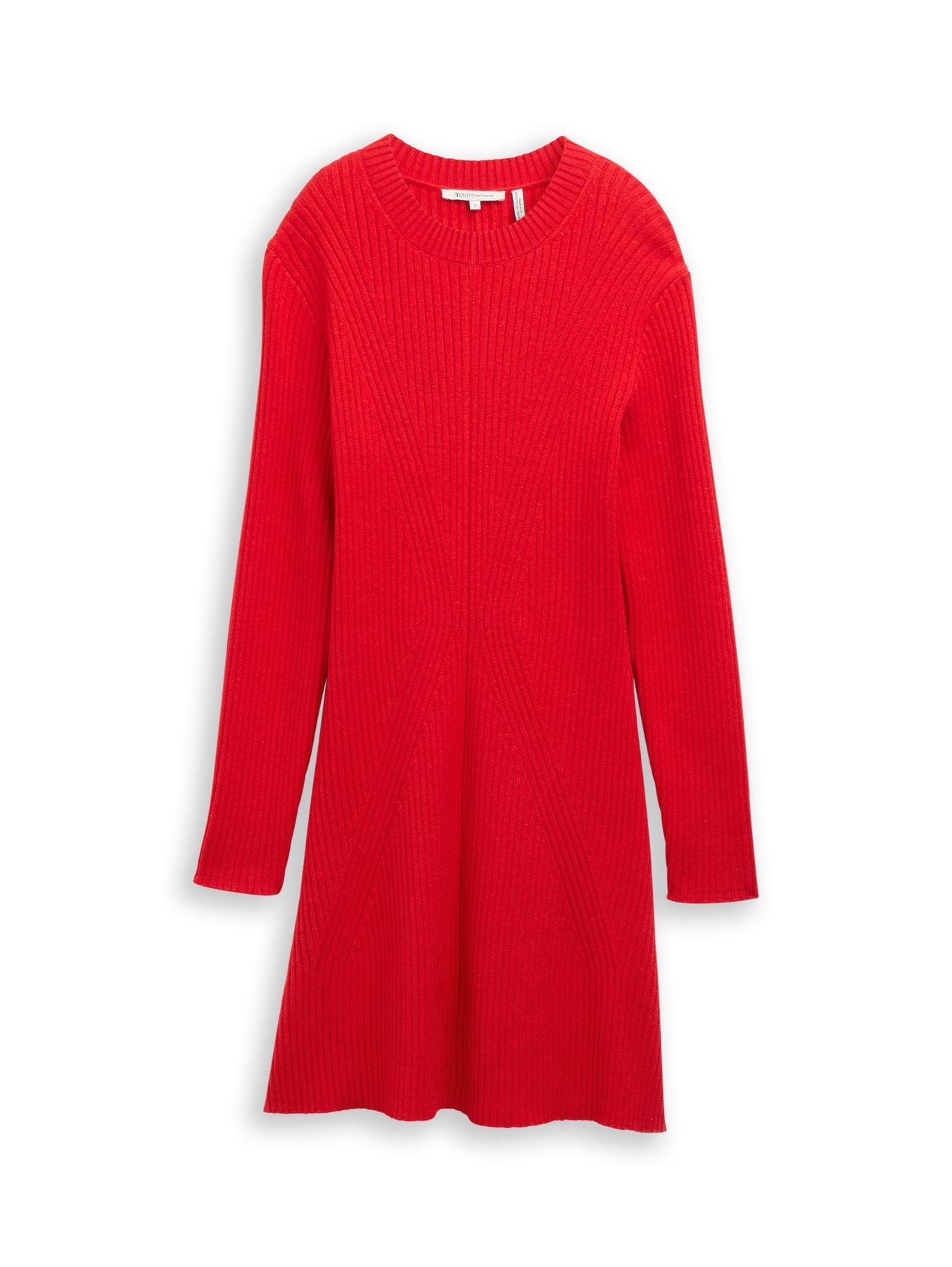 Fitted Mini-Kleid aus Rippstrick