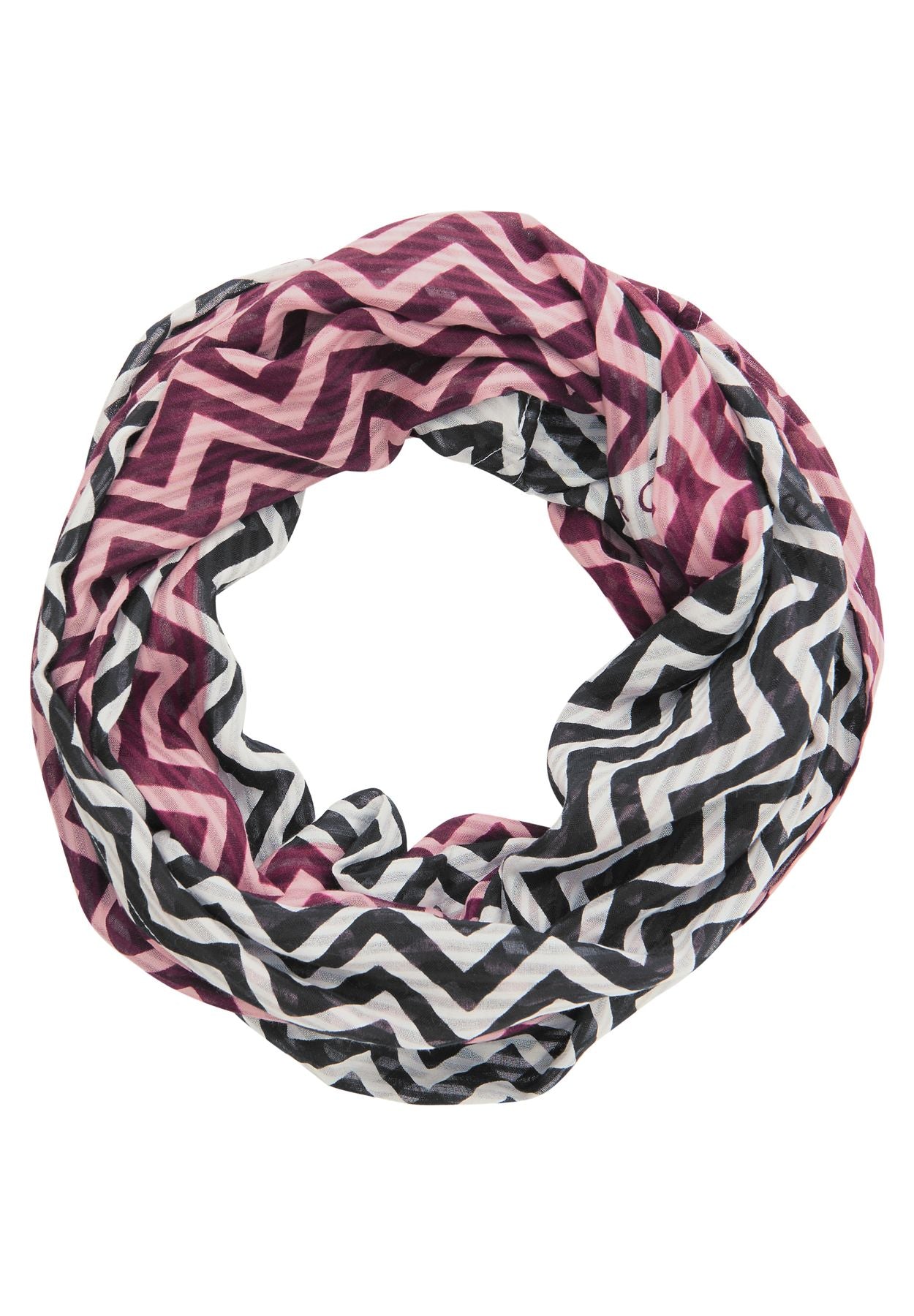 Gemusterter Loop-Schal