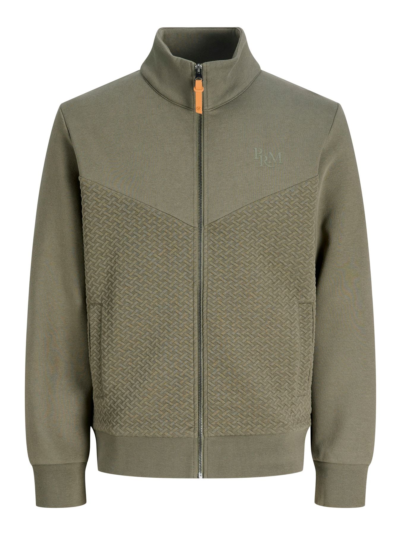 JPRBLUFRANKIE SWEAT ZIP HIGH NECK PLS