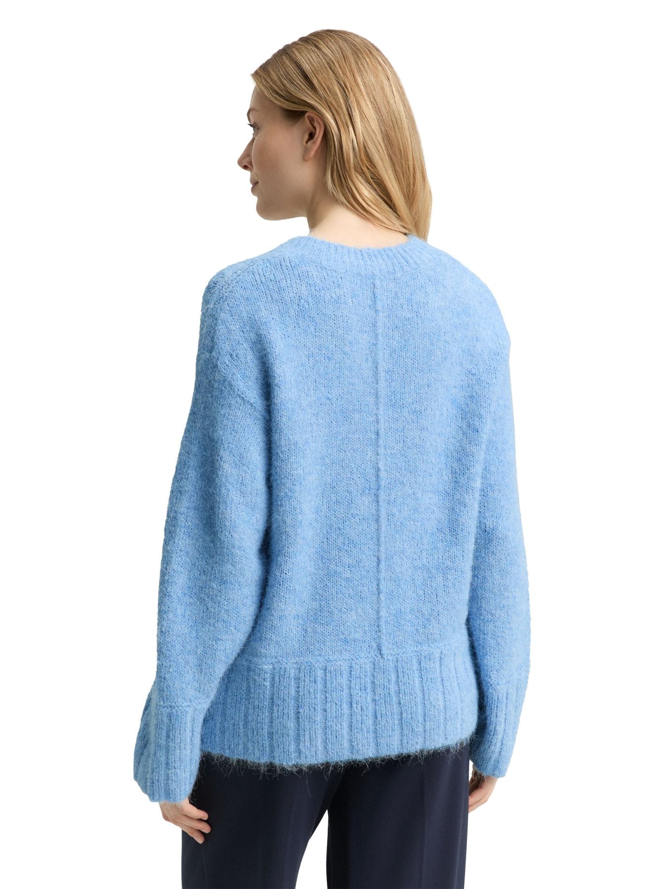 Oversize Strickpullover mit Wollanteil