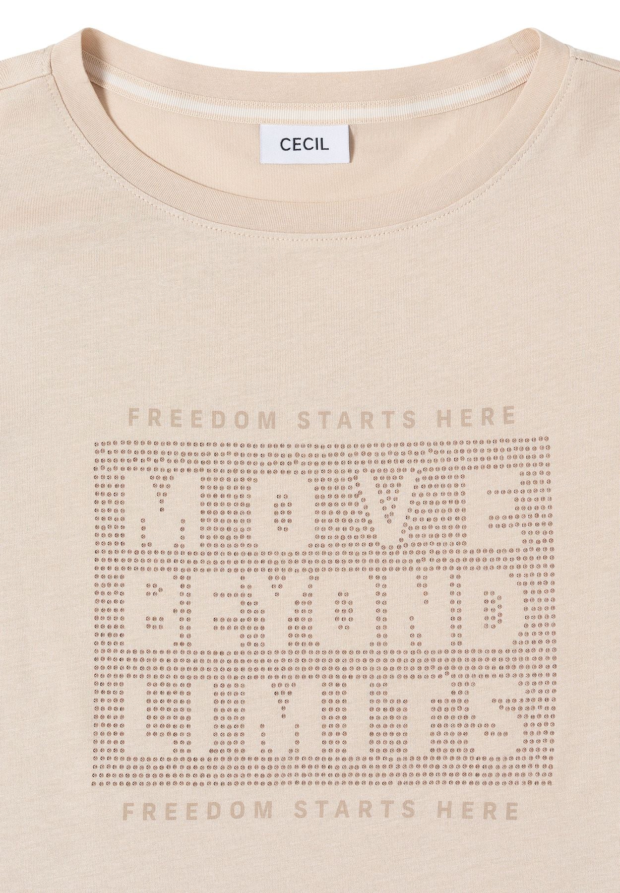 Shirt mit Schmucksteinen