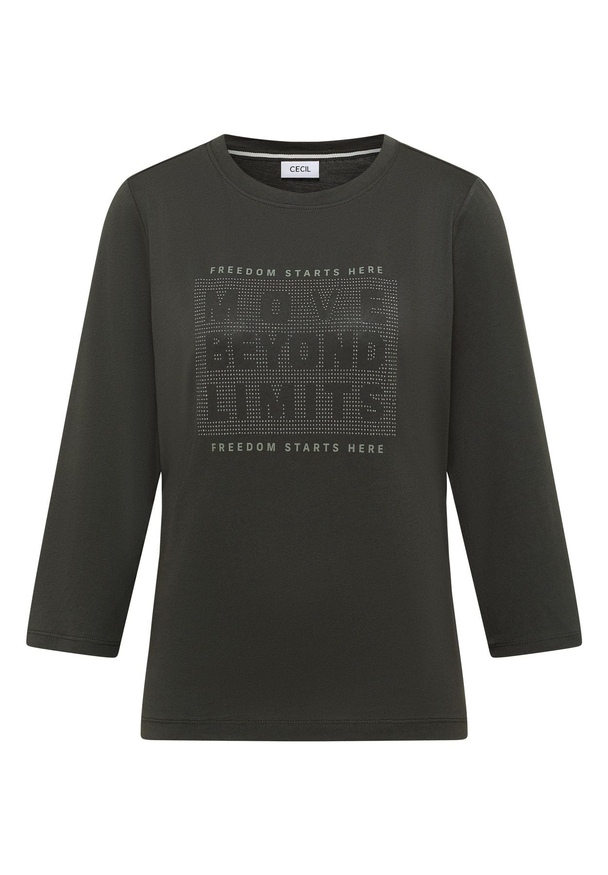 Shirt mit Schmucksteinen