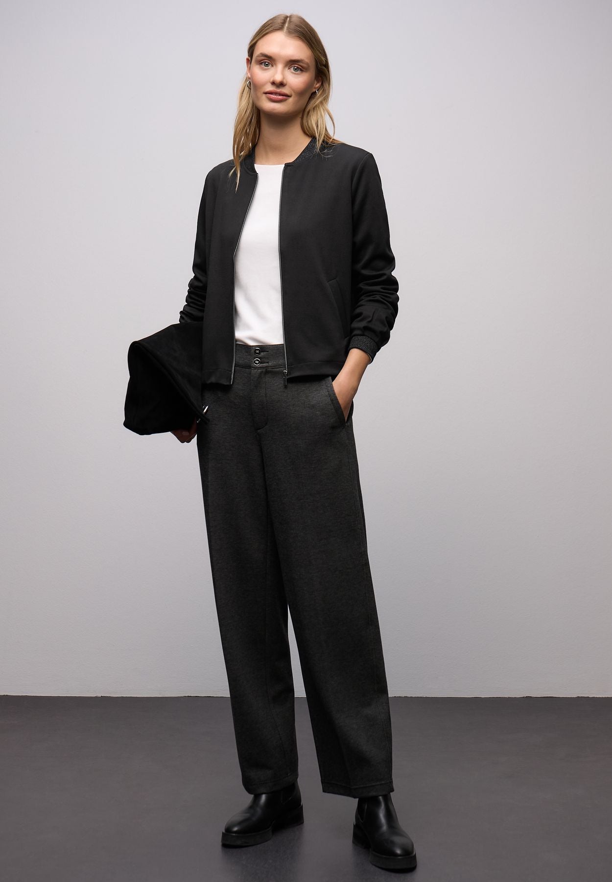 Leichter Blouson mit Glitzer