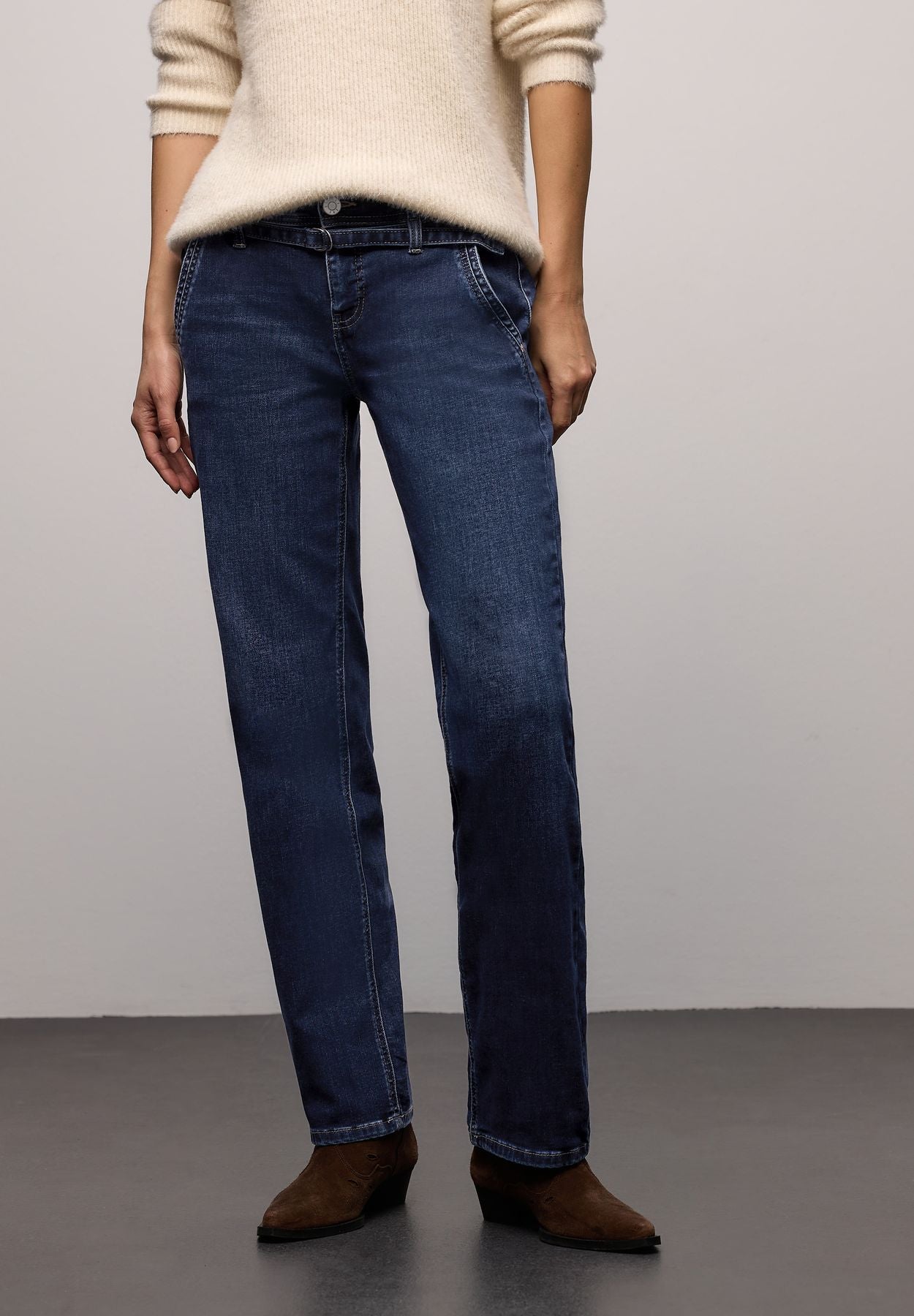 Straight Leg Jeans