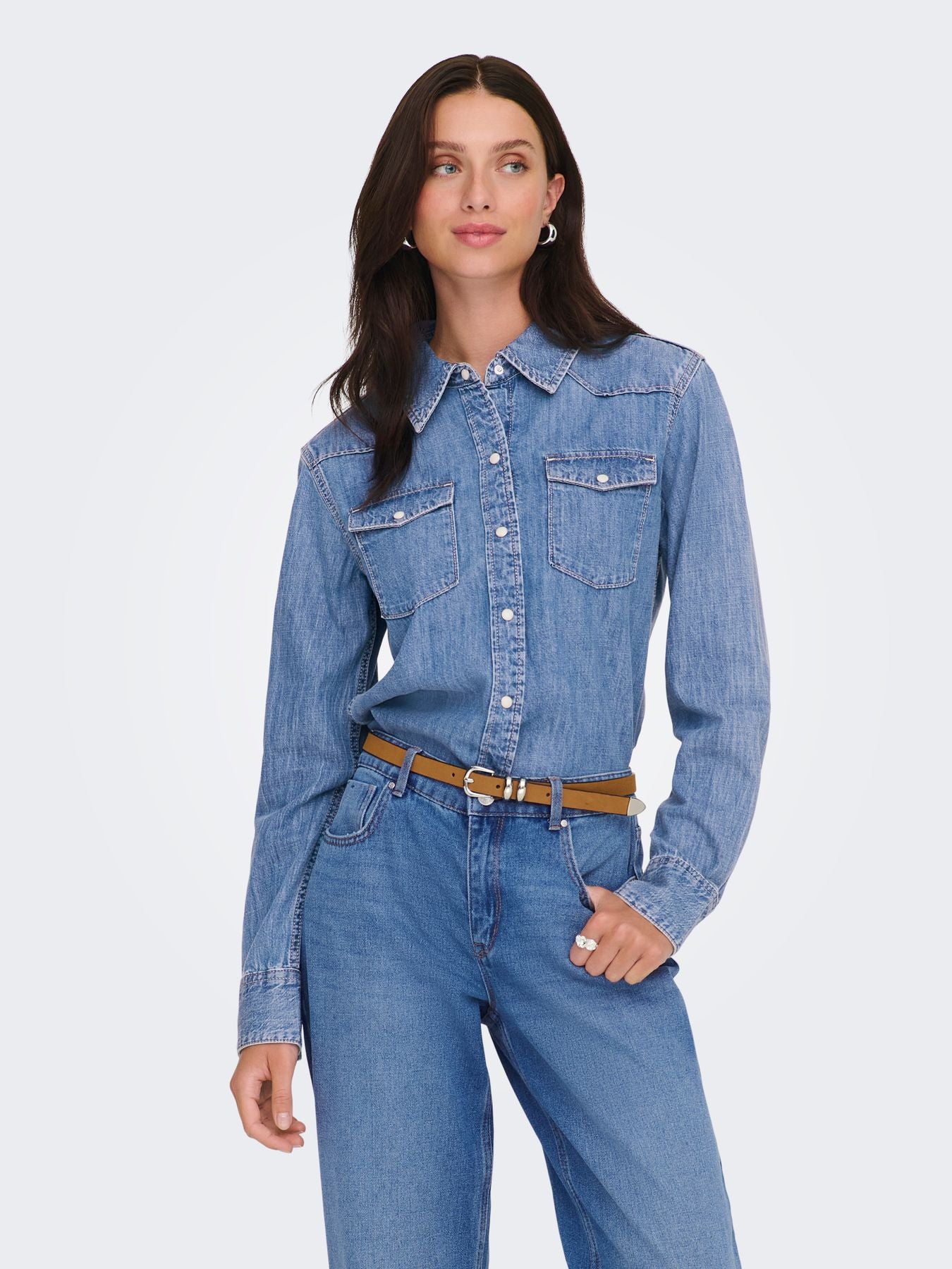 ONLCHARLIZE LS DNM SHIRT AKM NOOS