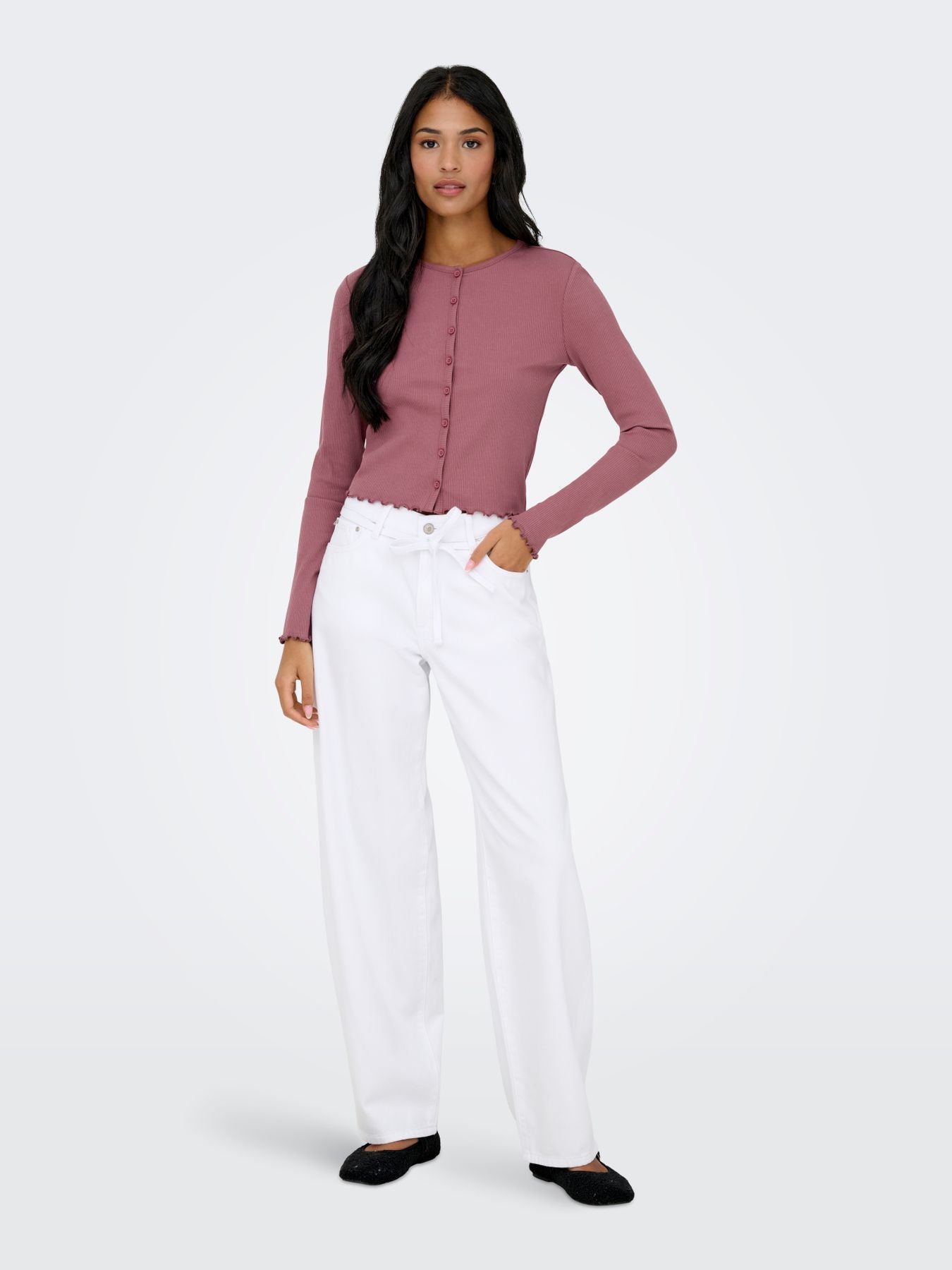 ONLINA L/S CARDIGAN JRS