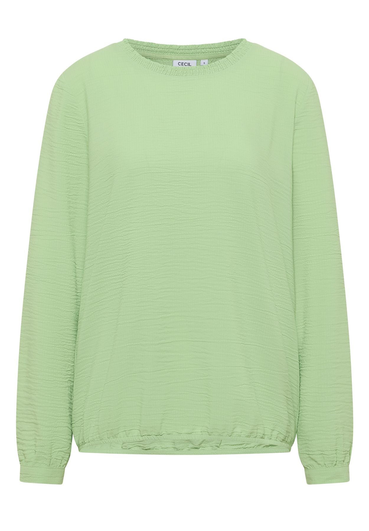 Bluse mit Smock-Ausschnitt