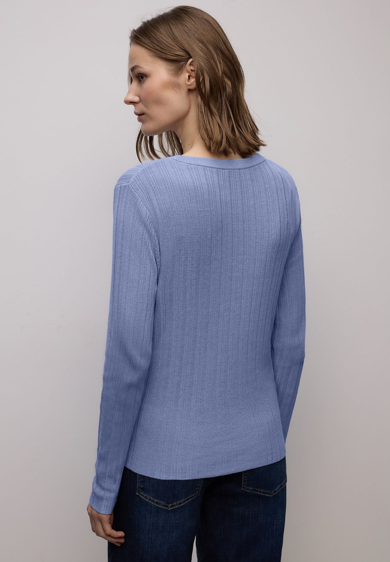 Pullover mit Rippstruktur