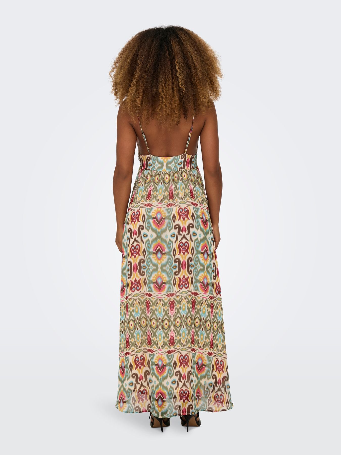 ONLASTA LIFE STRAP VNECK ANKEL DRESS WVN