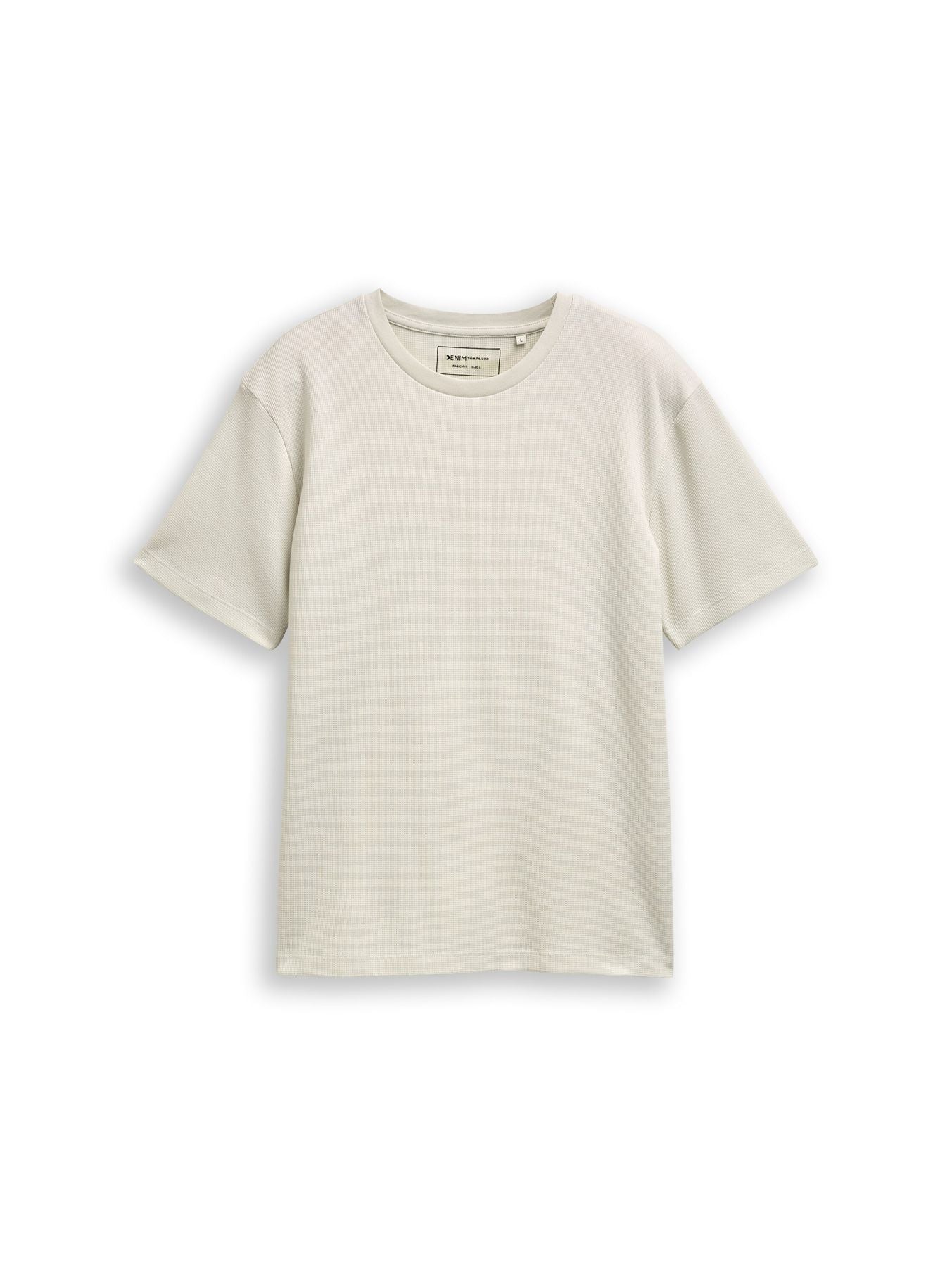 T-Shirt mit Waffelstruktur