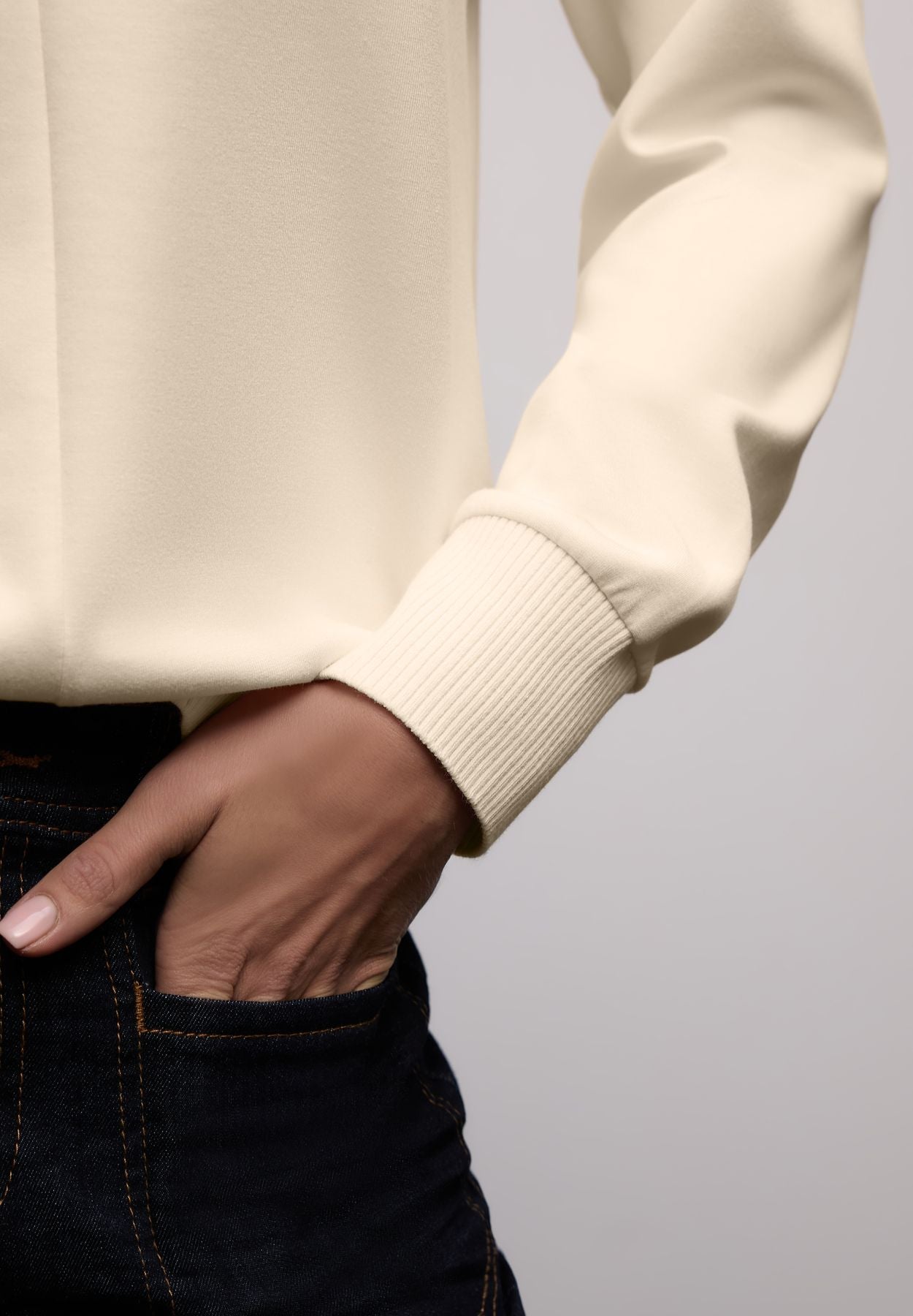 Shirt mit Ripp-Details