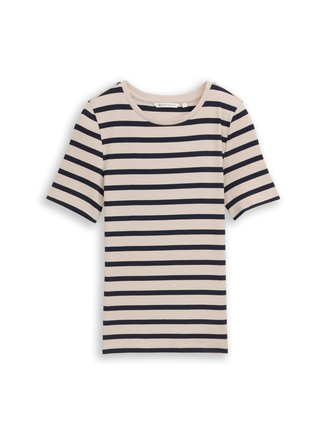 Slim Fit T-Shirt mit Streifenmuster