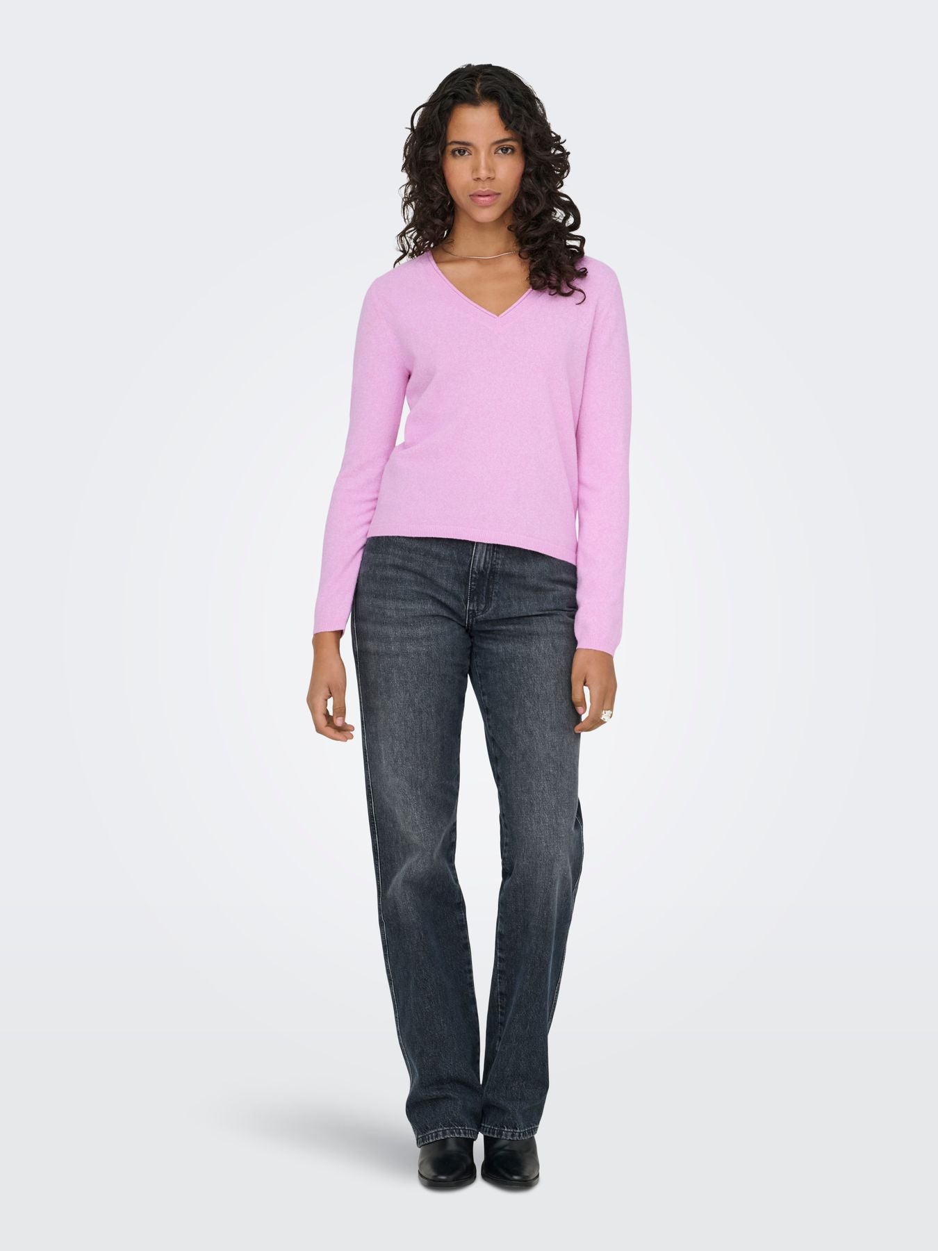 ONLLOYAL LS V-NECK PULLO KNT NOOS