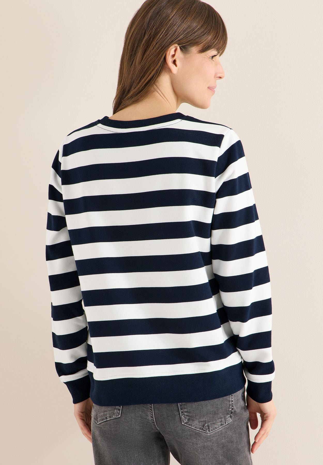 Gestreiftes Sweatshirt