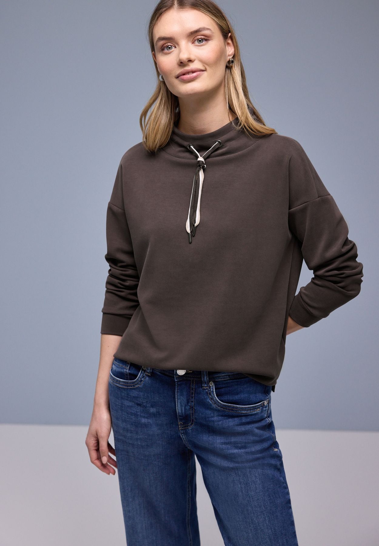 Shirt in Unifarbe