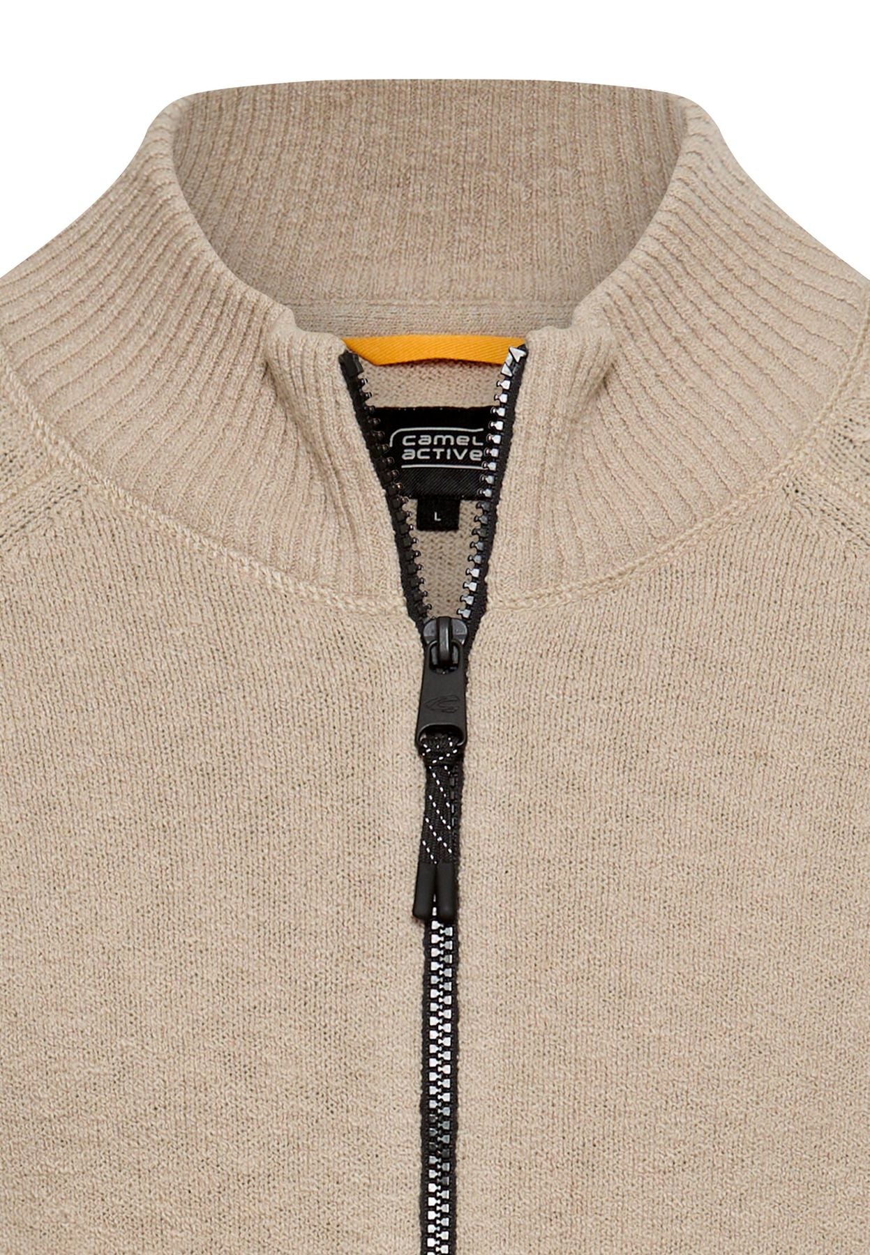 Strickjacke mit Reißverschluss