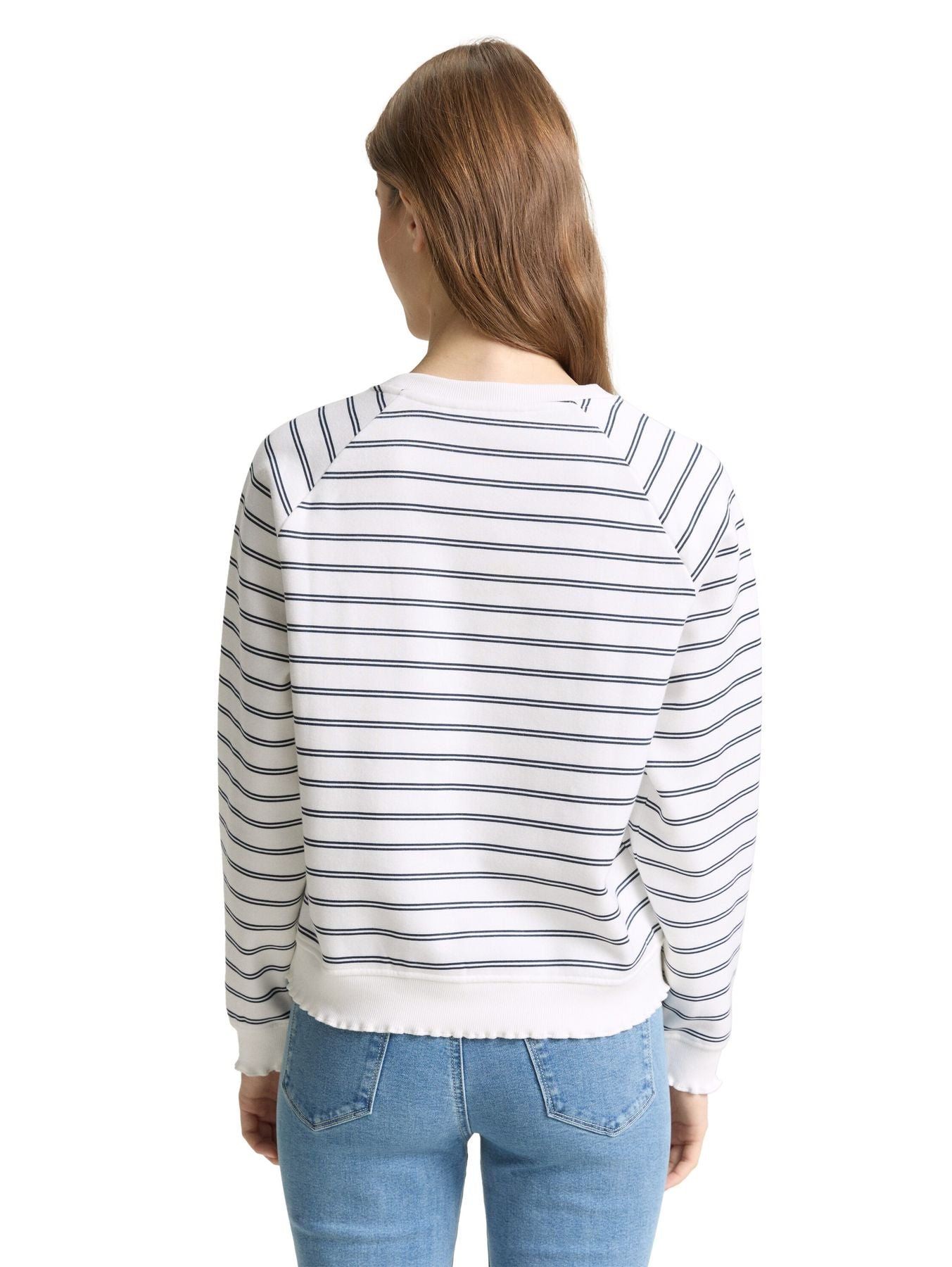 Sweatshirt mit Streifenmuster
