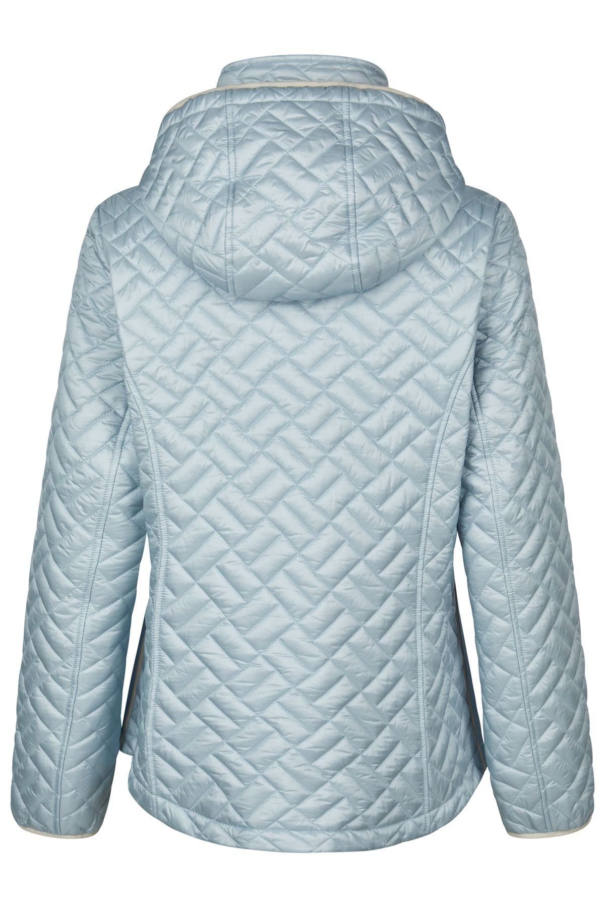 Sandwich-Steppjacke mit Kapuze