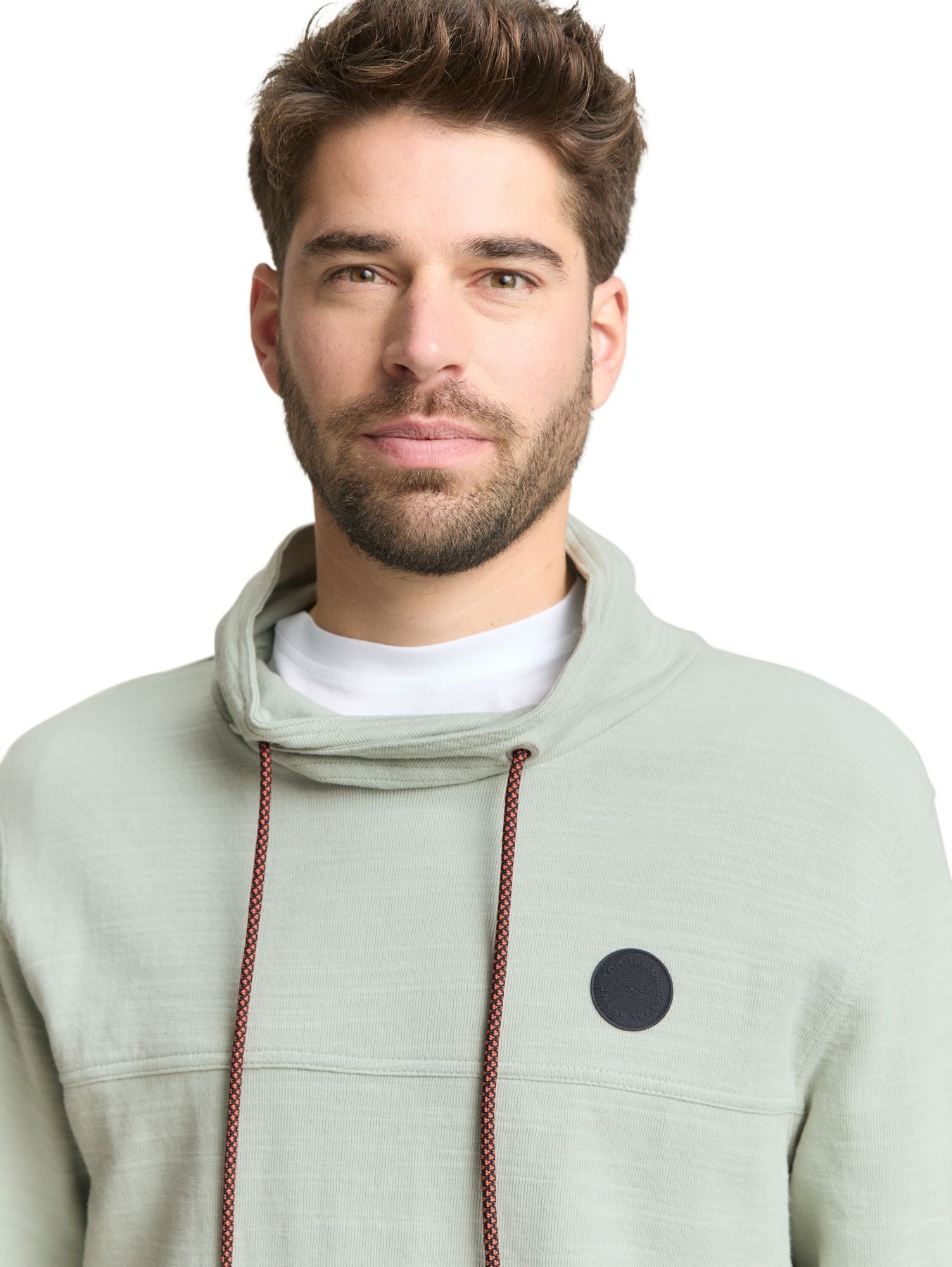 Snood Langarmshirt mit Logo-Badge