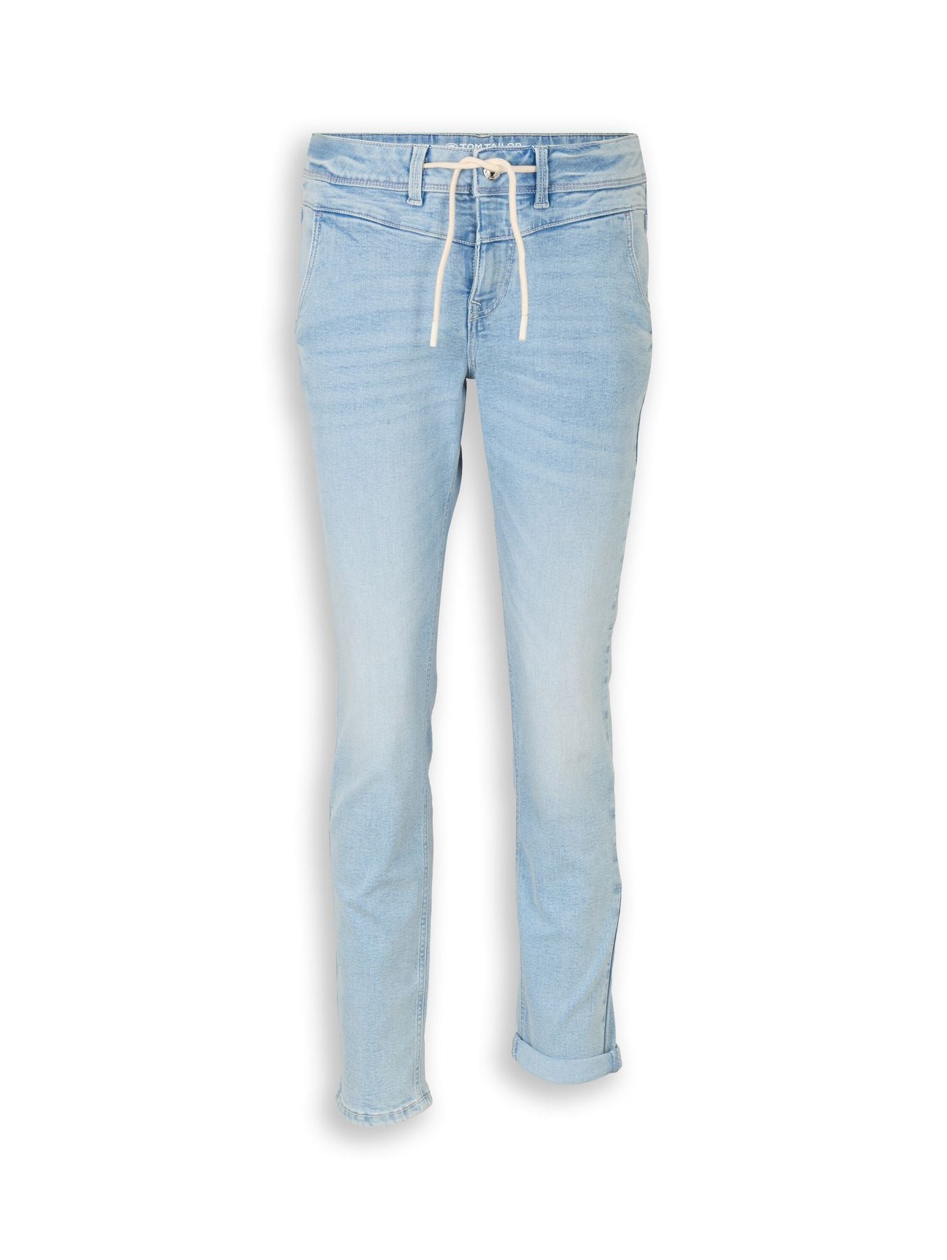 TTMAYA TAPERED Stretch Jeans mit Kordelzug