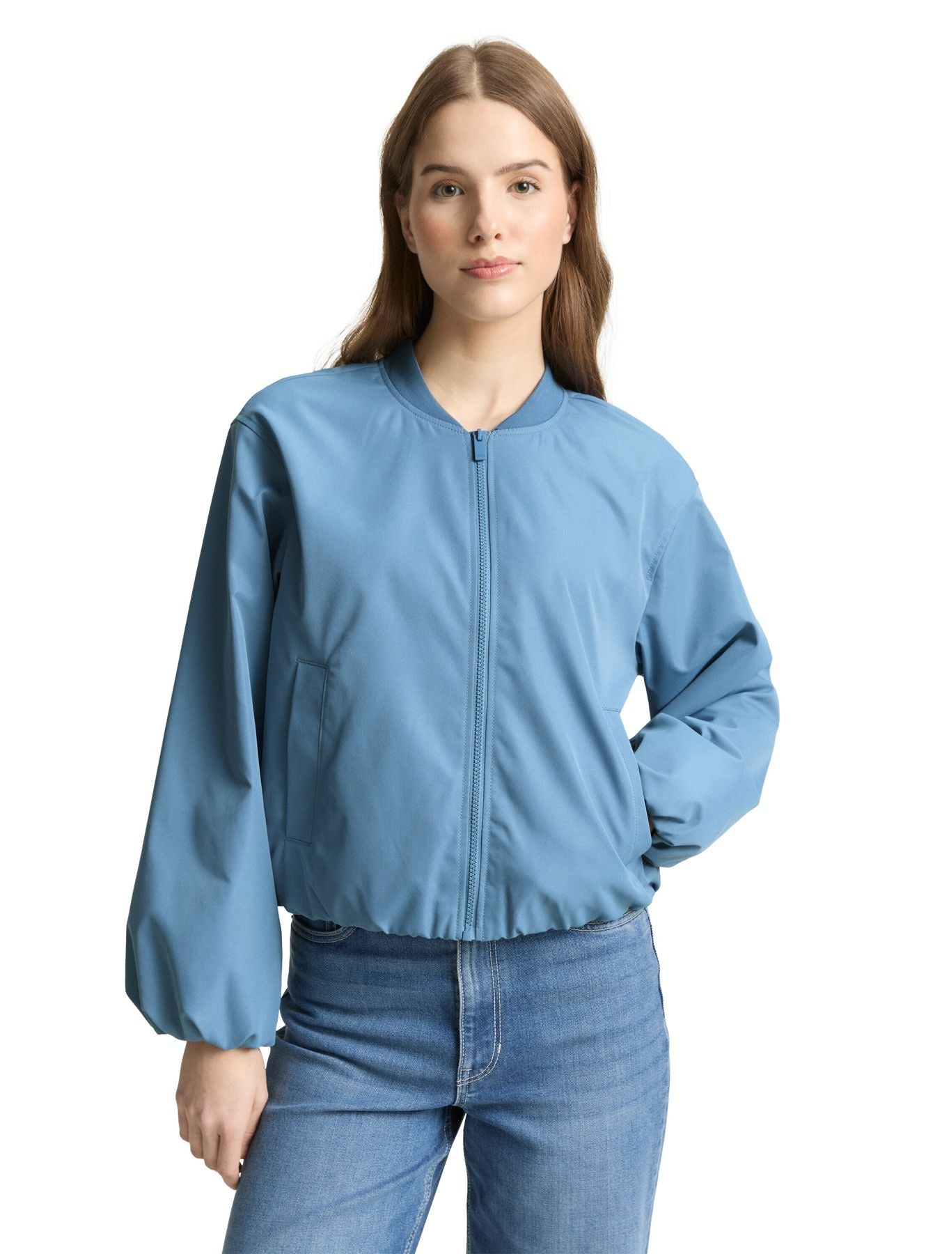 Bomberjacke aus wasserabweisendem Material