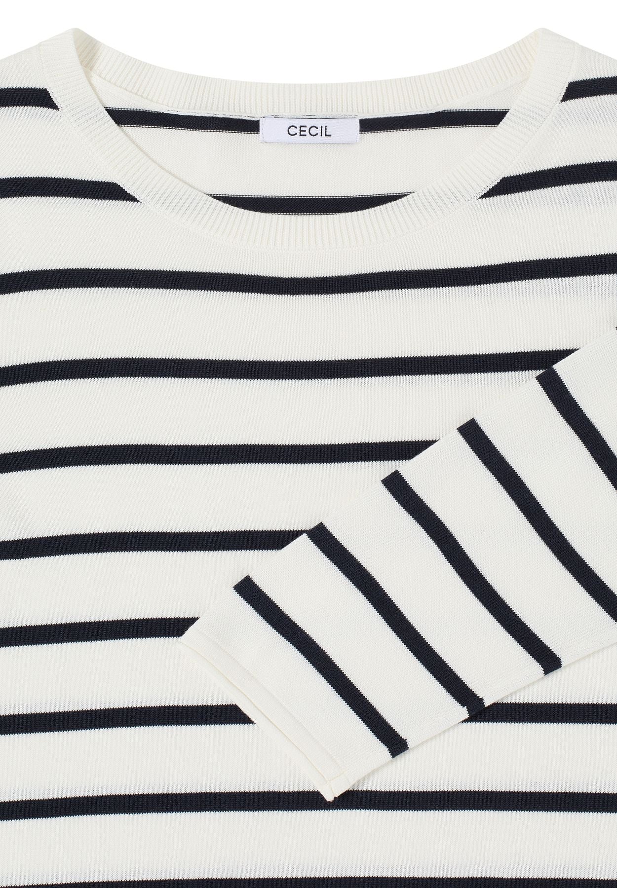 Gestreifter Pullover