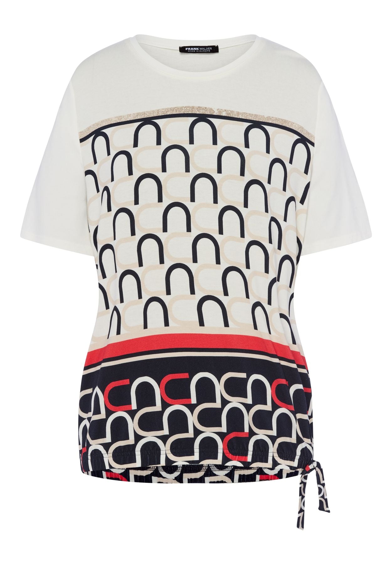 T-Shirt NOS mit Bindeband-Detail