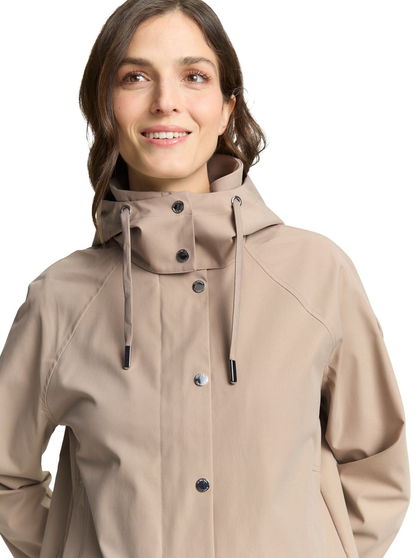 Ultralight Short Parka aus wasserabweisendem Material