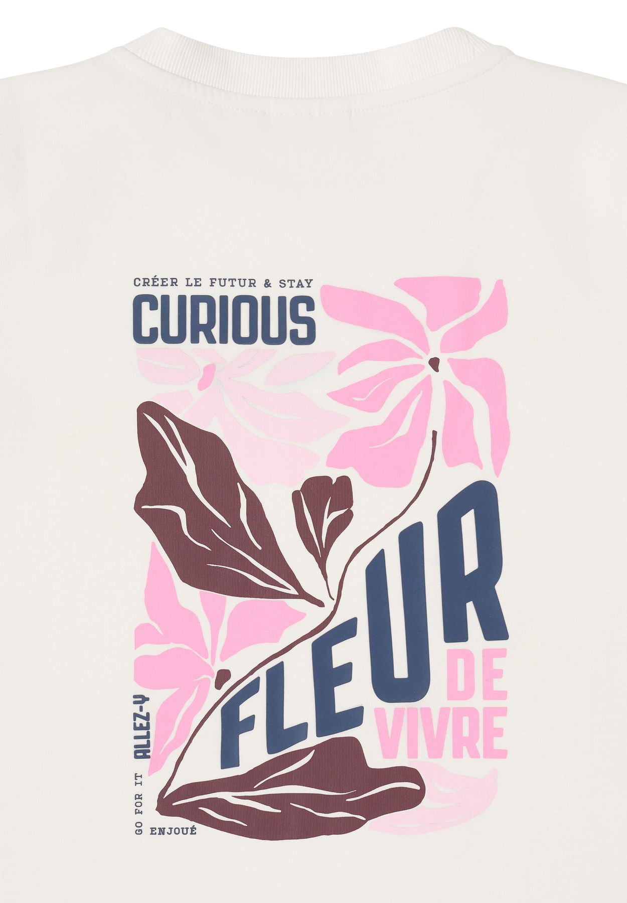 Kurzarm Sweatshirt mit Backprint