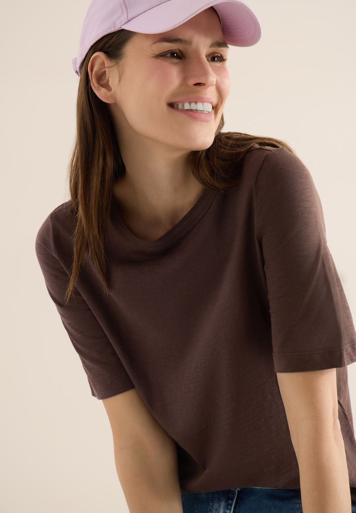 Kurzarm T-Shirt aus reiner Baumwolle